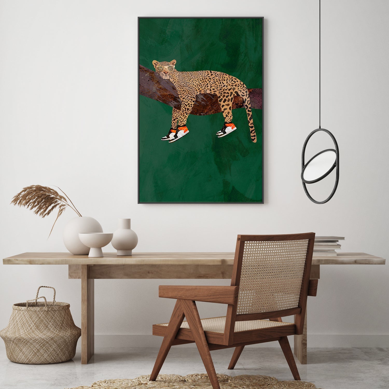wall-art-print-canvas-poster-framed-Leopard Chill , By Sarah Manovski-7