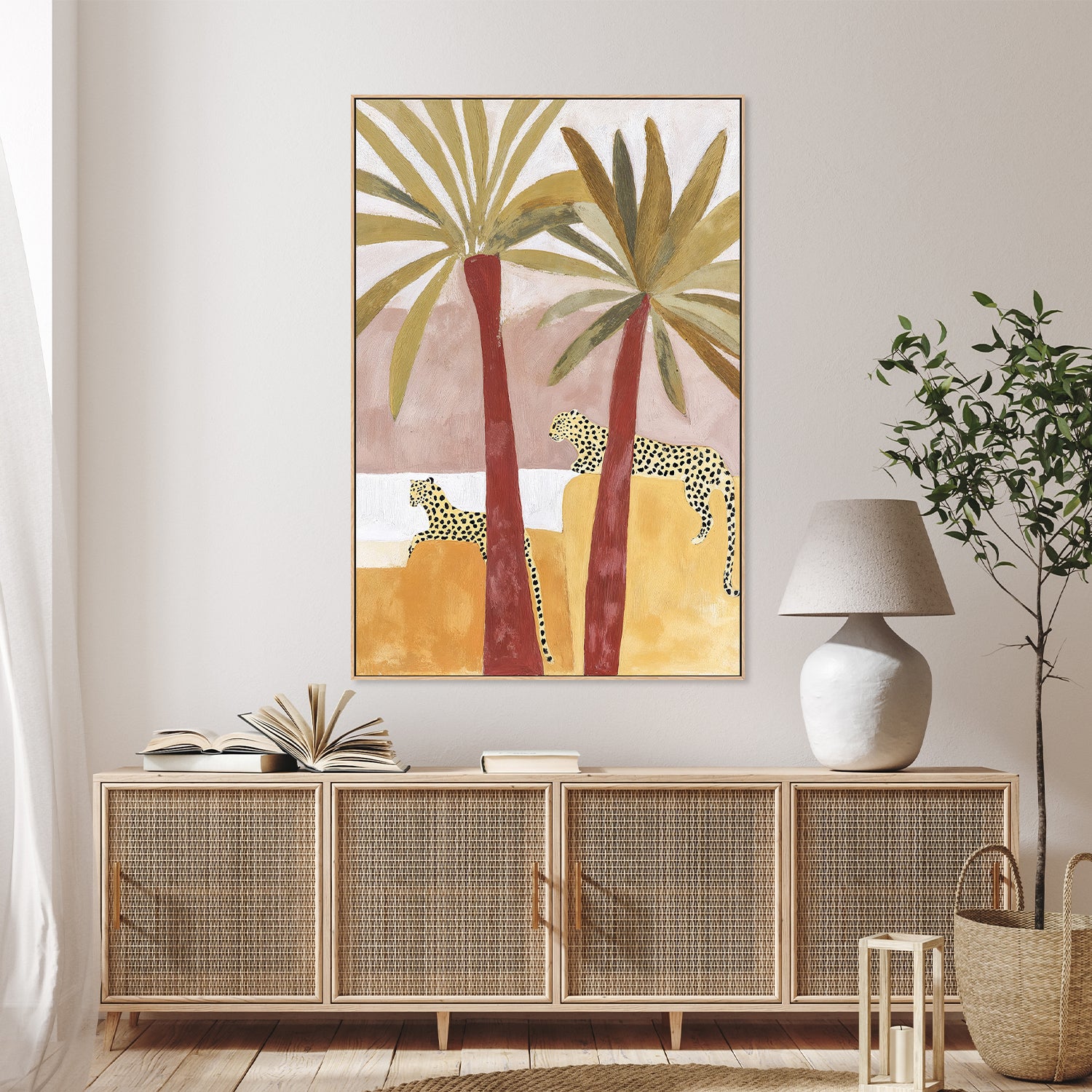 wall-art-print-canvas-poster-framed-Leopard Palms-7