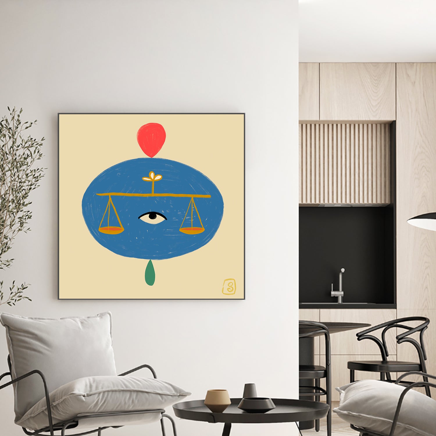 wall-art-print-canvas-poster-framed-Libra-2