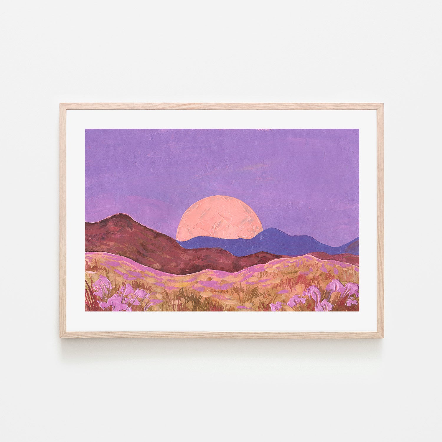 wall-art-print-canvas-poster-framed-Lilac Peach Sunset-6