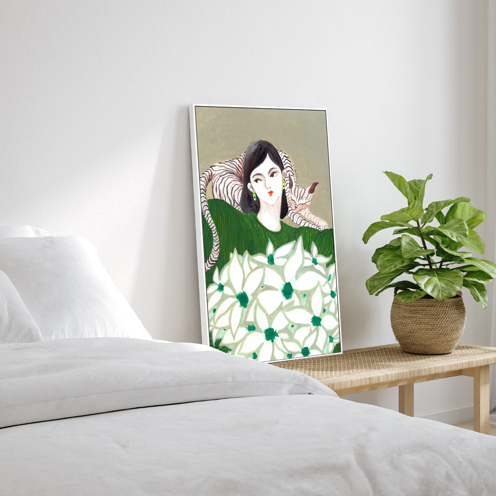 wall-art-print-canvas-poster-framed-Lily Loves Tabby , By Chonticha Hanon-7
