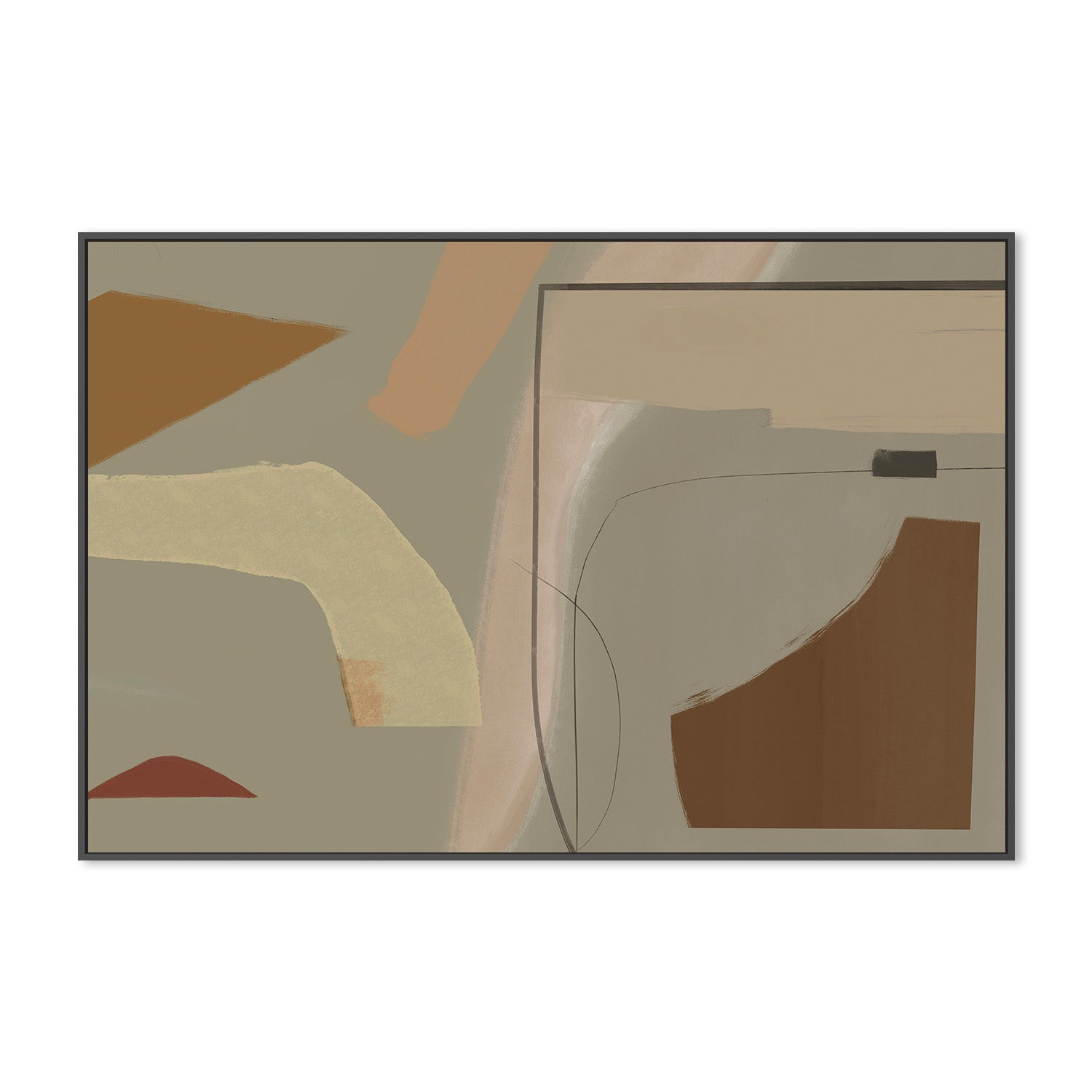 wall-art-print-canvas-poster-framed-Lines that Meet and Wander , By Rohan Sharma-3