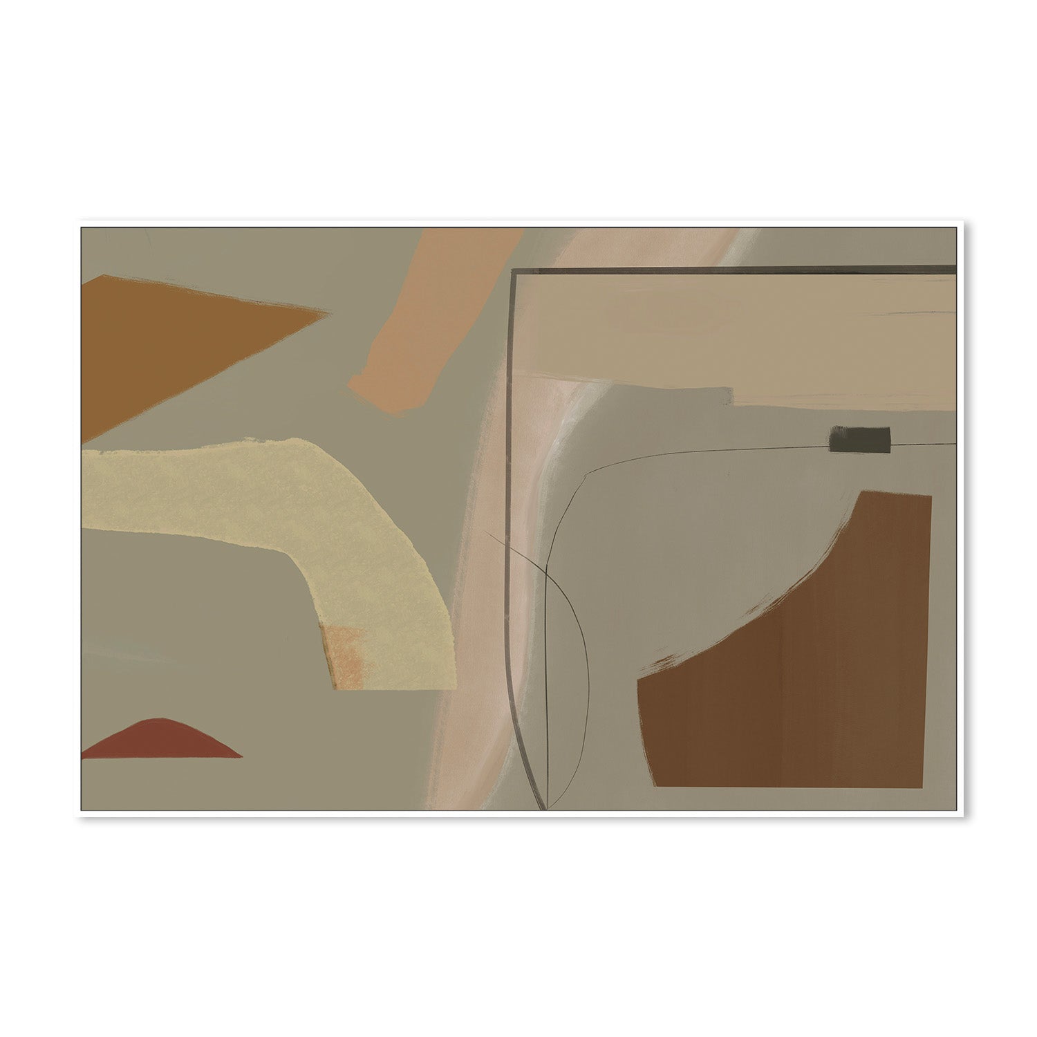 wall-art-print-canvas-poster-framed-Lines that Meet and Wander , By Rohan Sharma-5