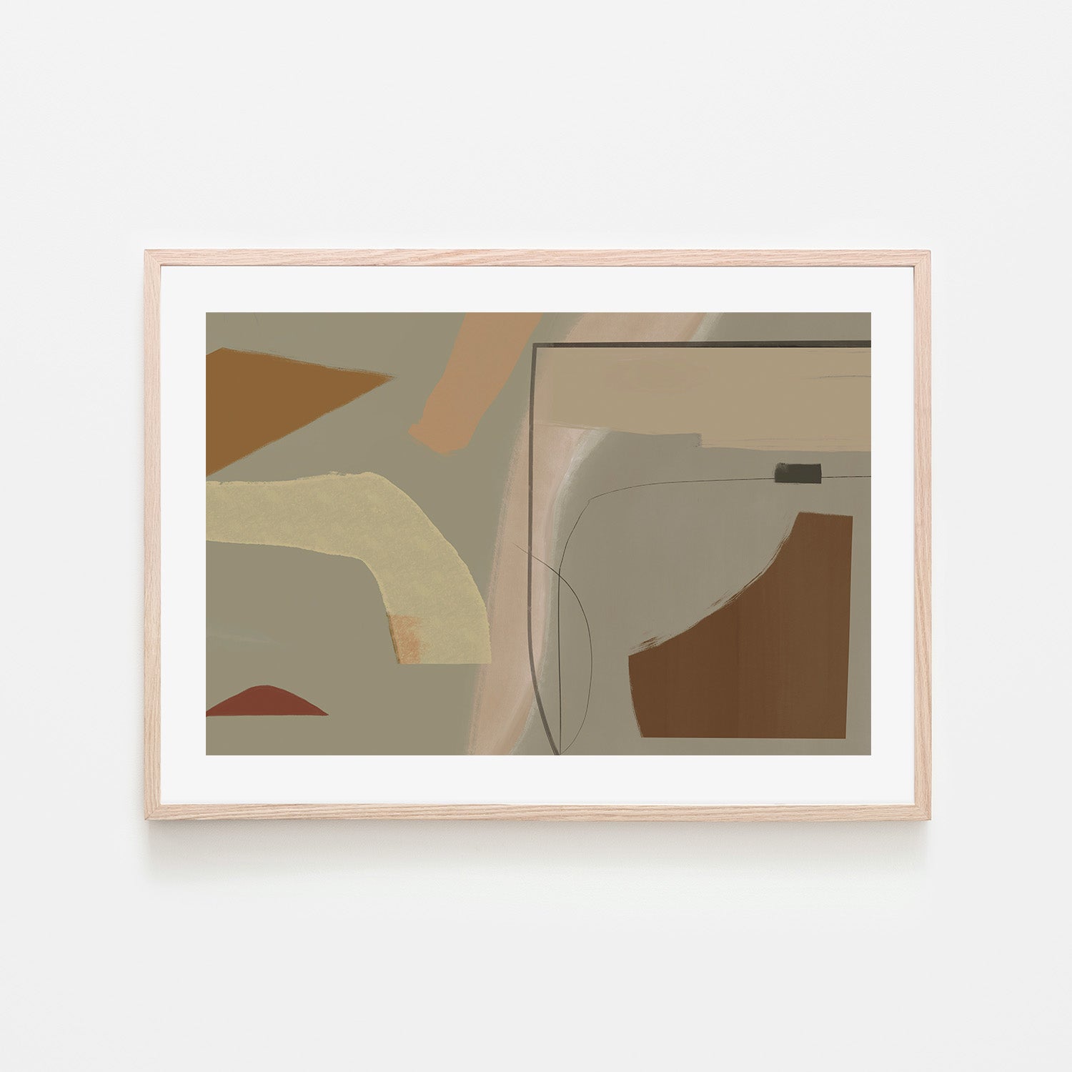 wall-art-print-canvas-poster-framed-Lines that Meet and Wander , By Rohan Sharma-6