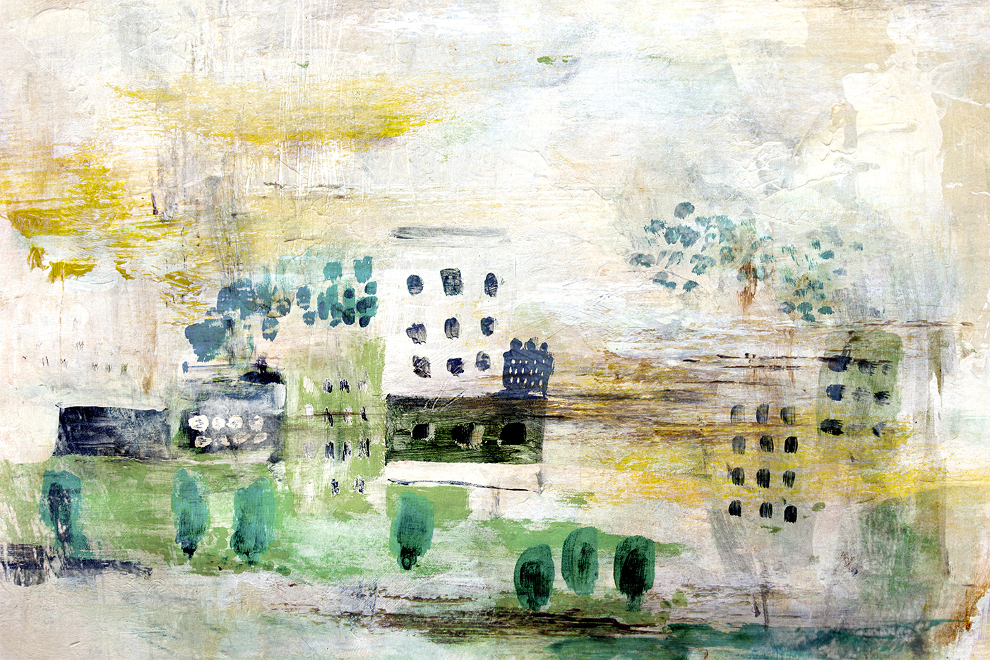 wall-art-print-canvas-poster-framed-Little City, Style A , By Hope Bainbridge-1