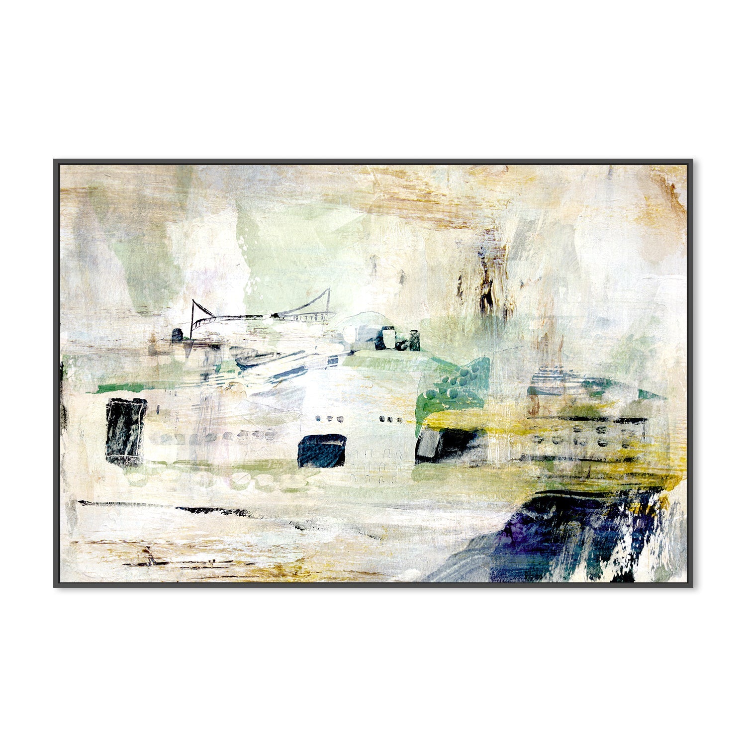 wall-art-print-canvas-poster-framed-Little City, Style B , By Hope Bainbridge-3