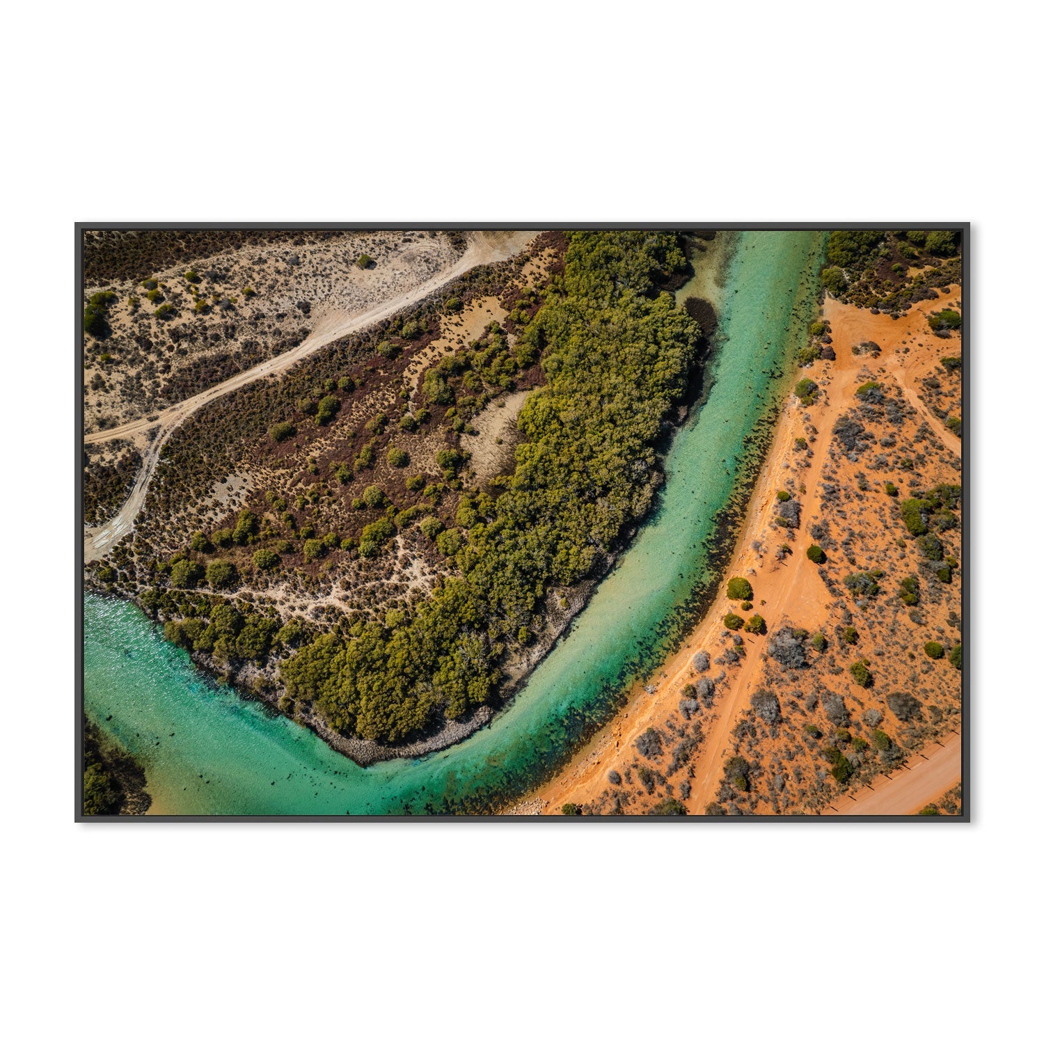 wall-art-print-canvas-poster-framed-Little Lagoon, Shark Bay, Style B , By Maddison Harris-3