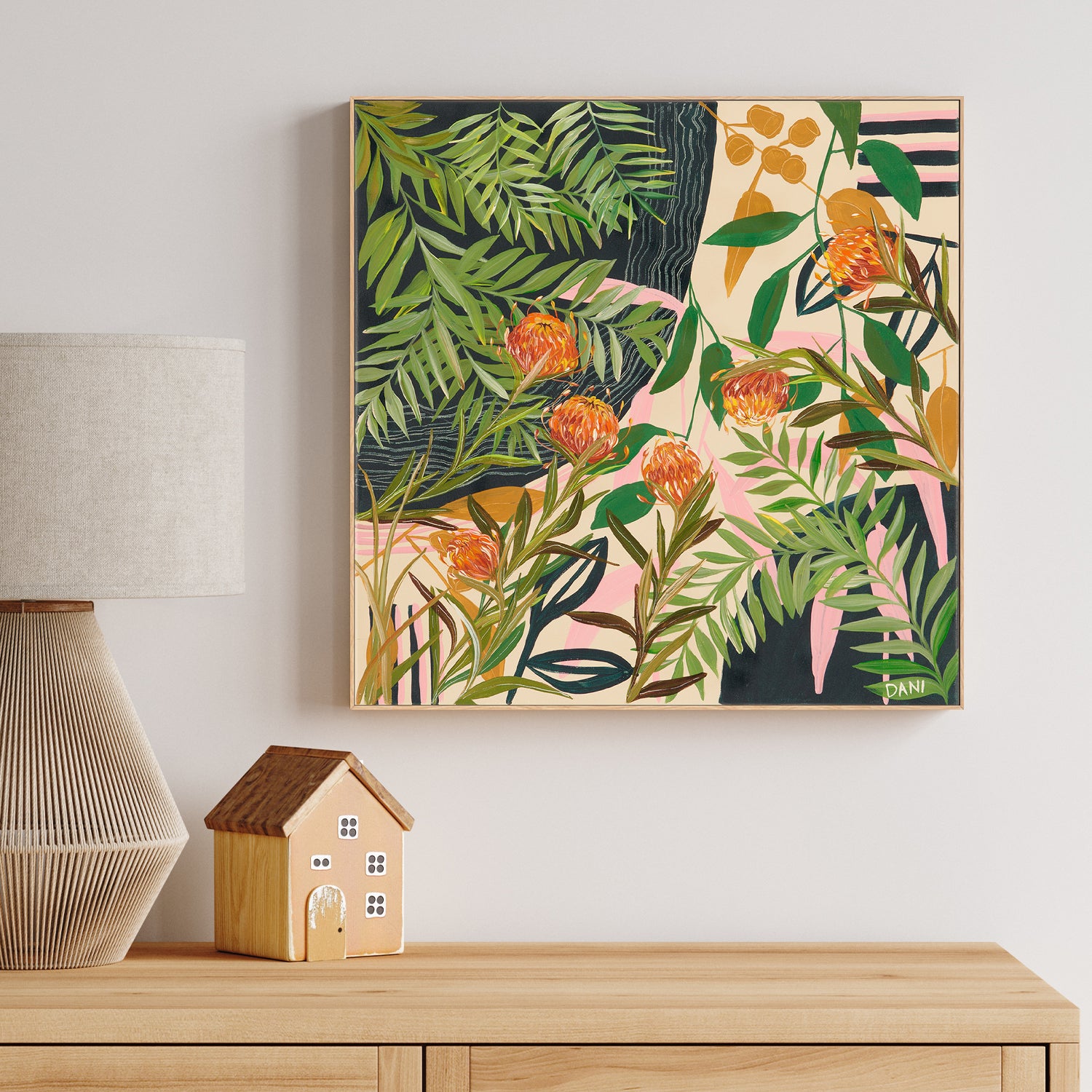 wall-art-print-canvas-poster-framed-Little Pin Cushions , By Dani Heyward-2