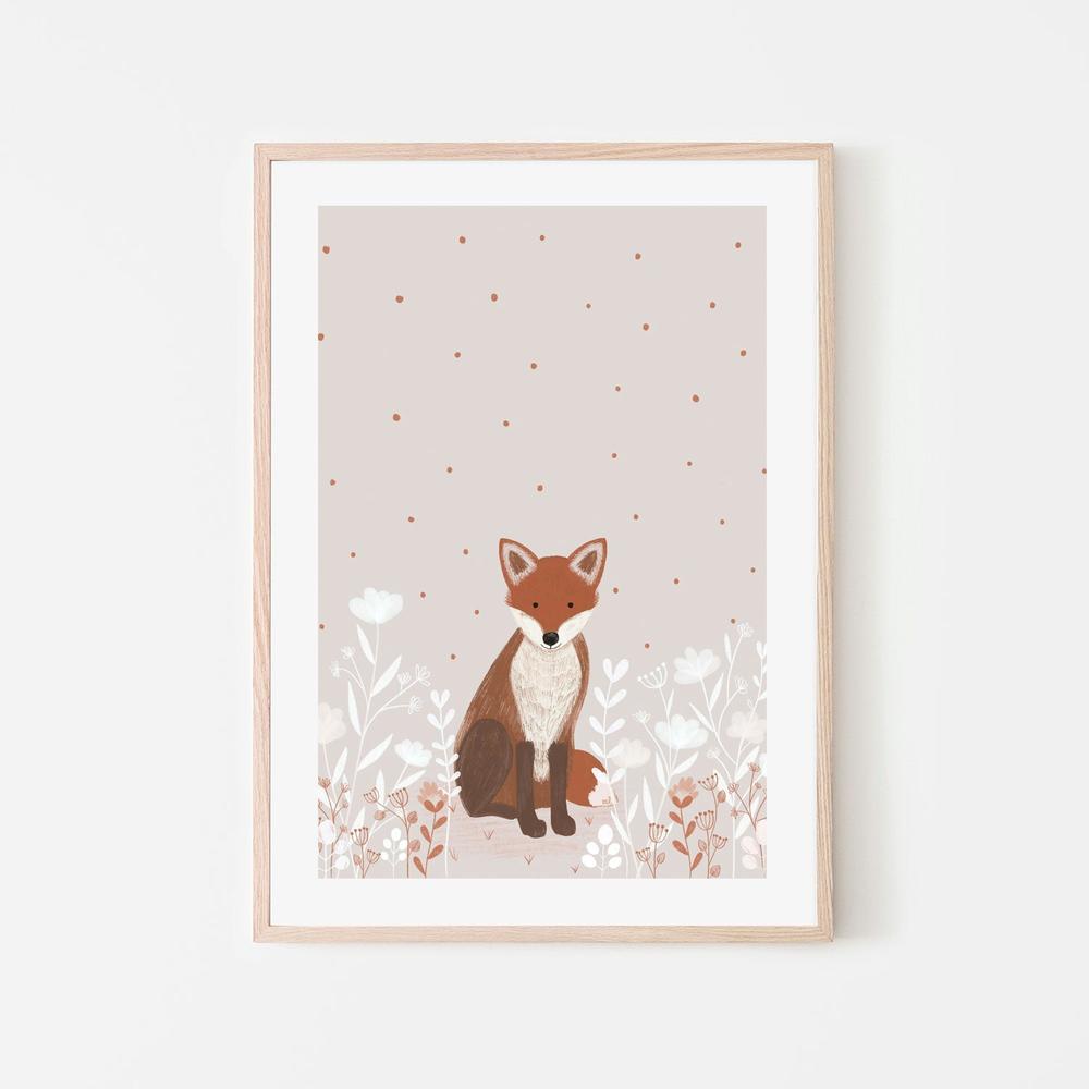 wall-art-print-canvas-poster-framed-Little Red Fox , By Menina Lisboa-6
