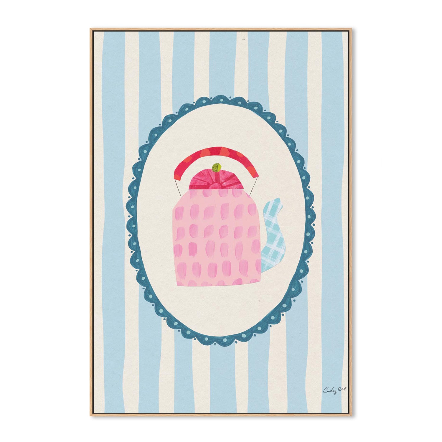 wall-art-print-canvas-poster-framed-Little Teapot, Style A-5