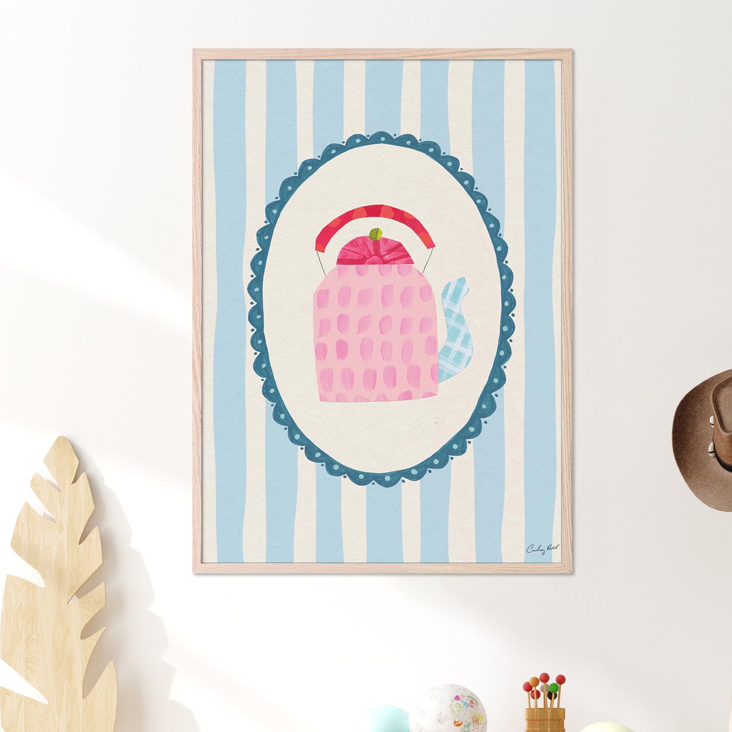 wall-art-print-canvas-poster-framed-Little Teapot, Style A-7