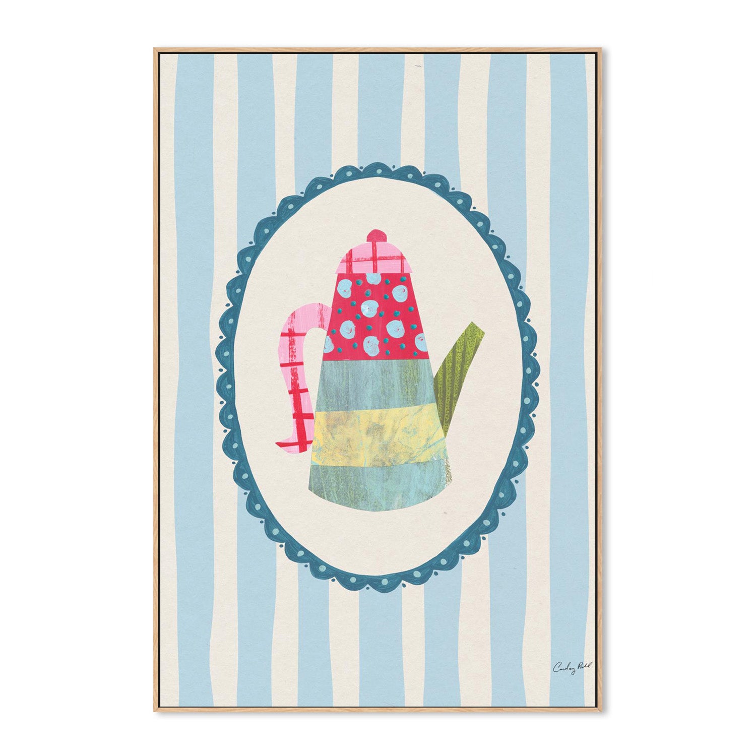 wall-art-print-canvas-poster-framed-Little Teapot, Style C-4
