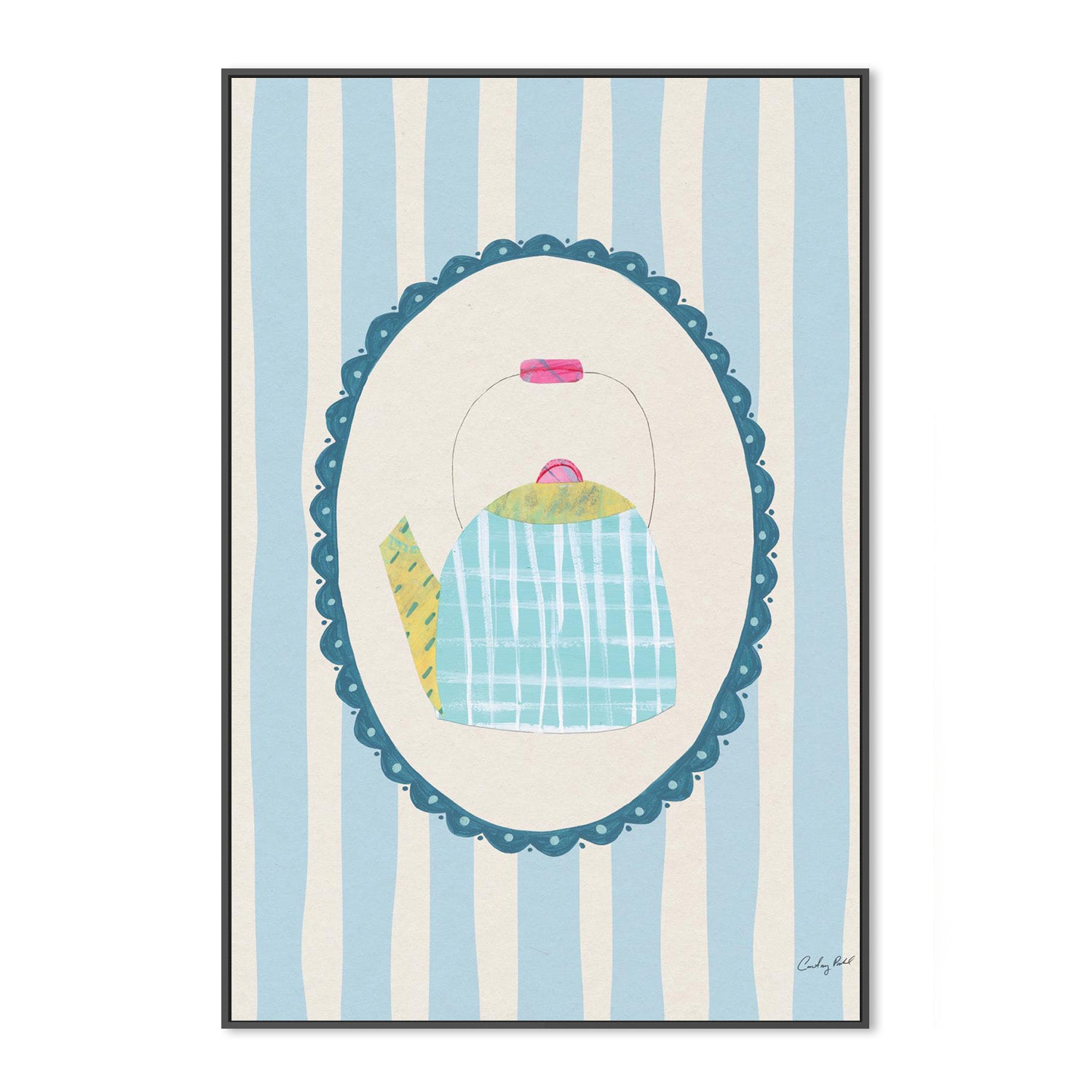 wall-art-print-canvas-poster-framed-Little Teapot, Style D-3