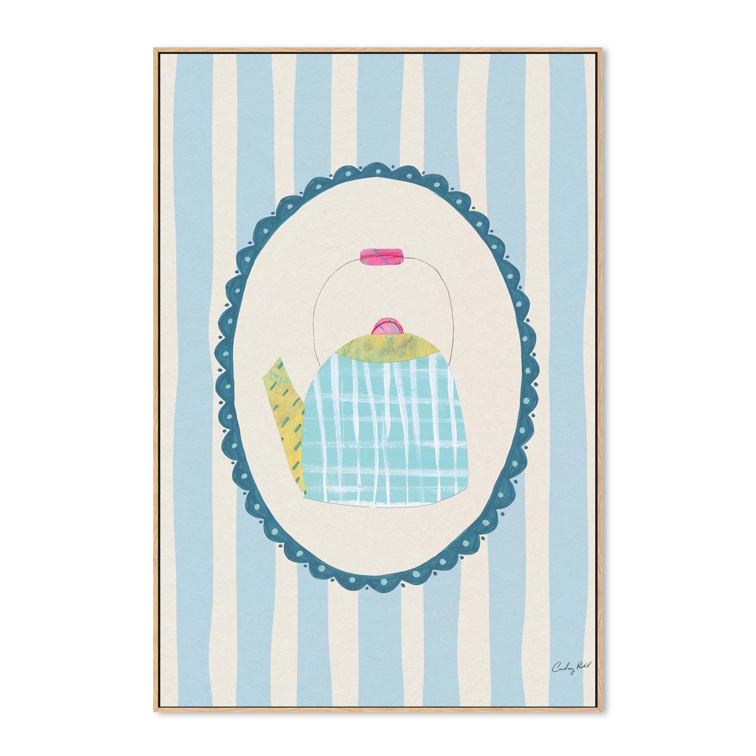 wall-art-print-canvas-poster-framed-Little Teapot, Style D-4