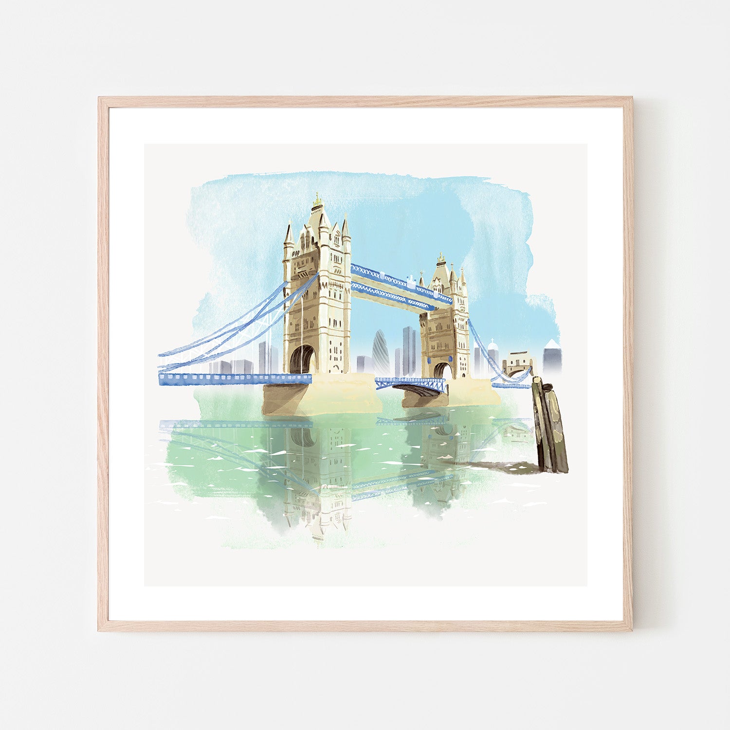 wall-art-print-canvas-poster-framed-London Bridge-5