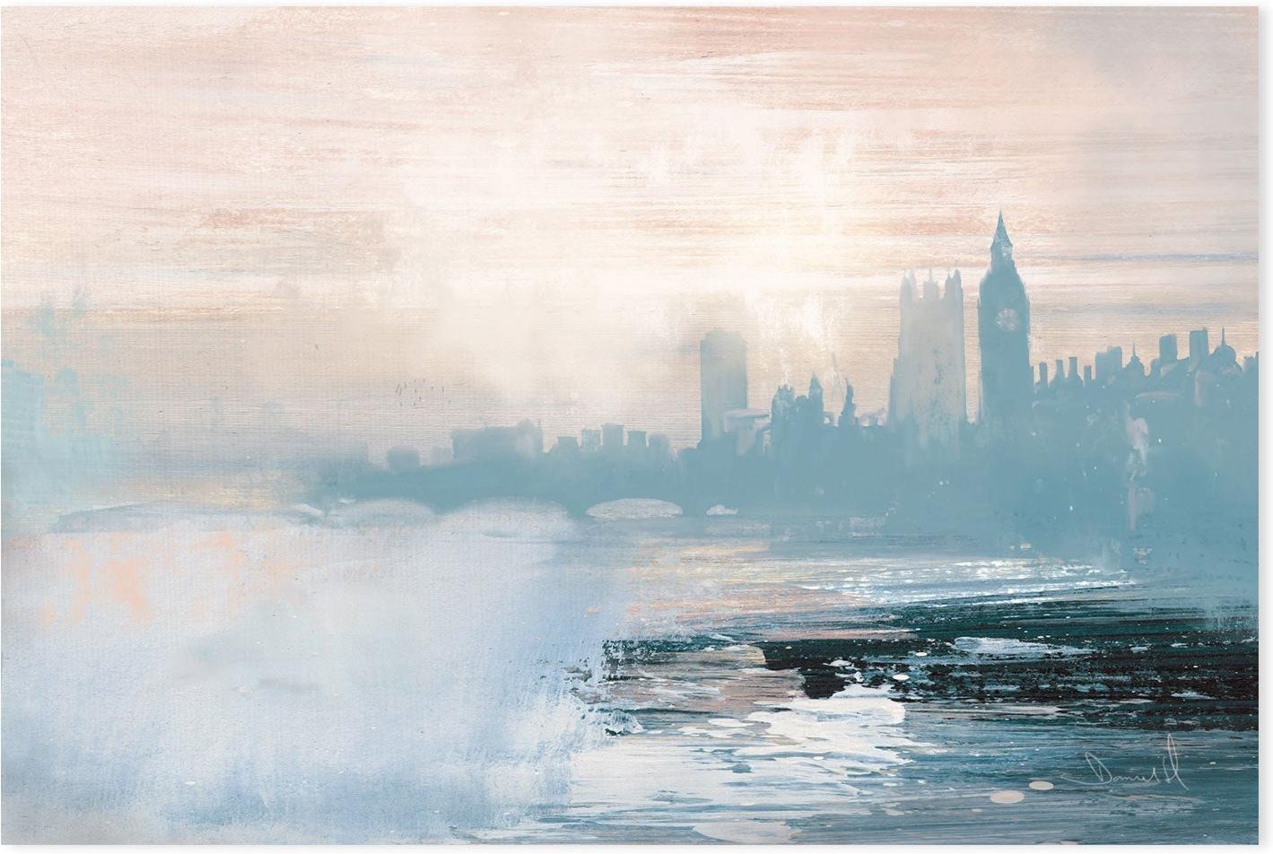 wall-art-print-canvas-poster-framed-London View-by-Dan Hobday-Gioia Wall Art