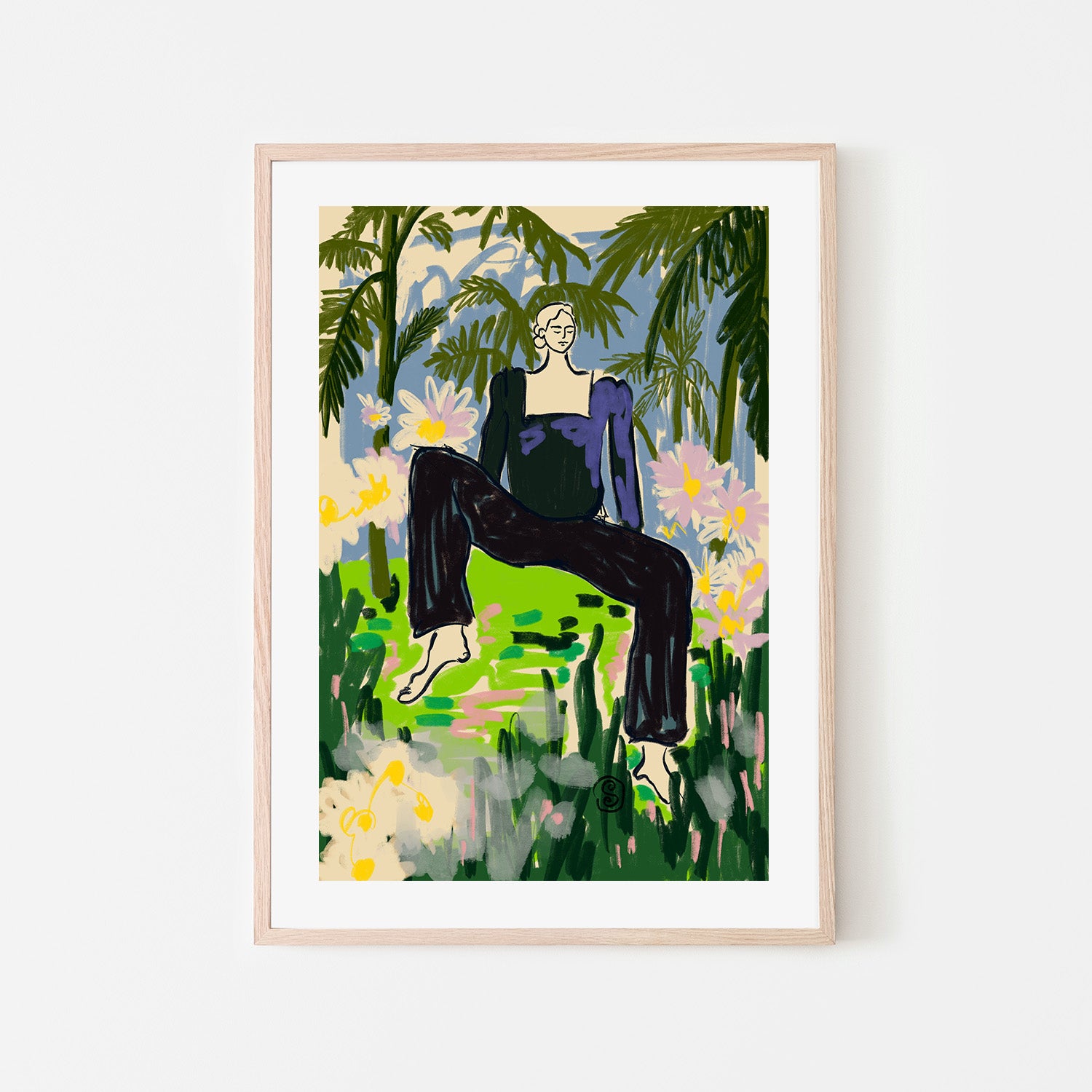 wall-art-print-canvas-poster-framed-LOSTEN TO THE SILENCE-6