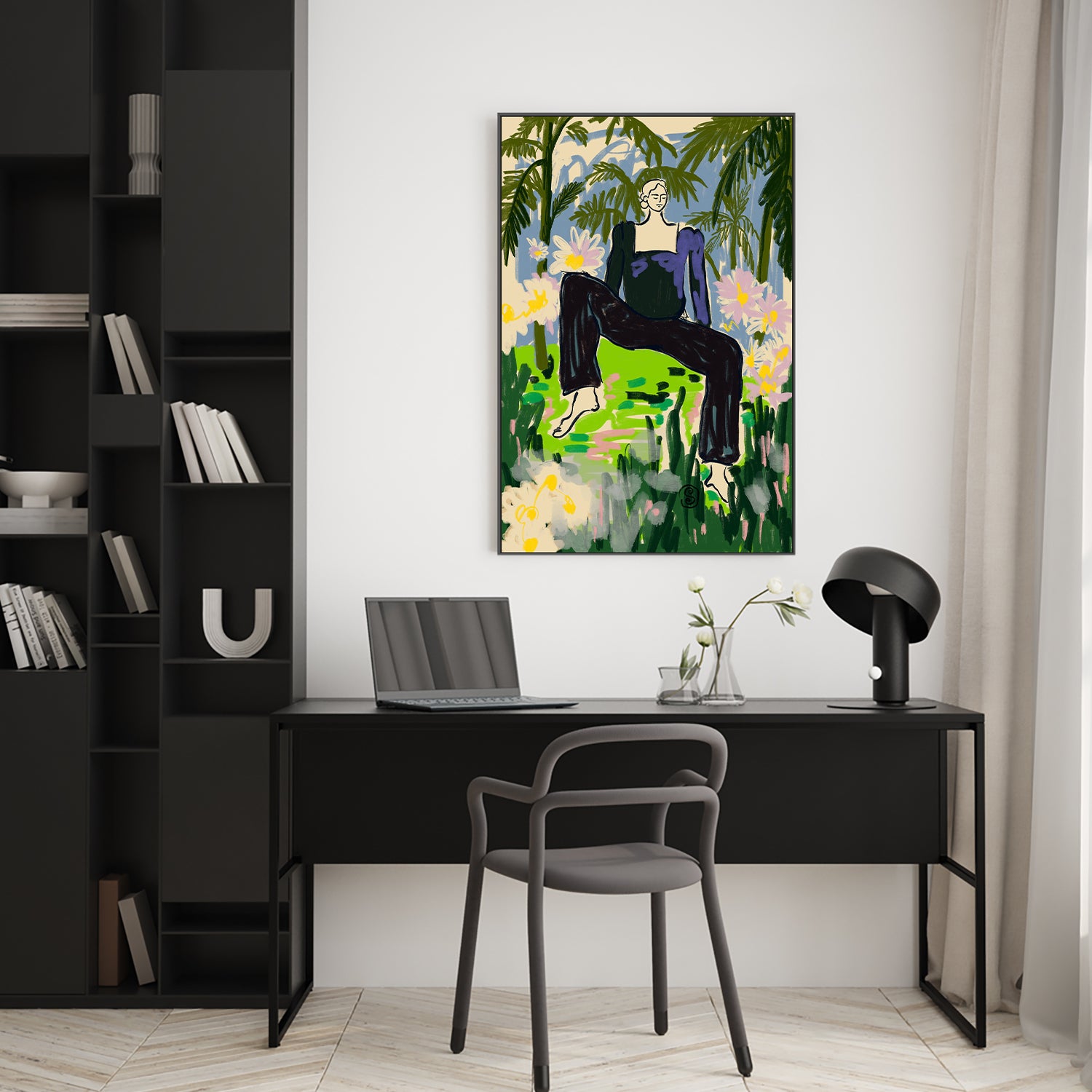 wall-art-print-canvas-poster-framed-LOSTEN TO THE SILENCE-7