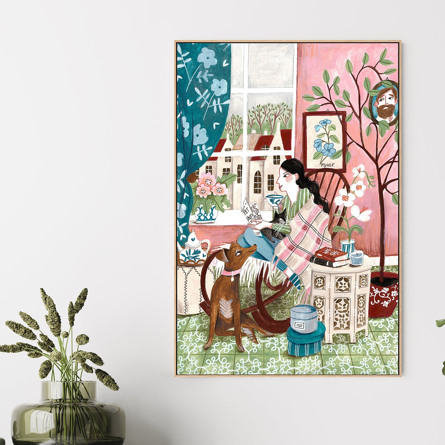 wall-art-print-canvas-poster-framed-Love of reading-7