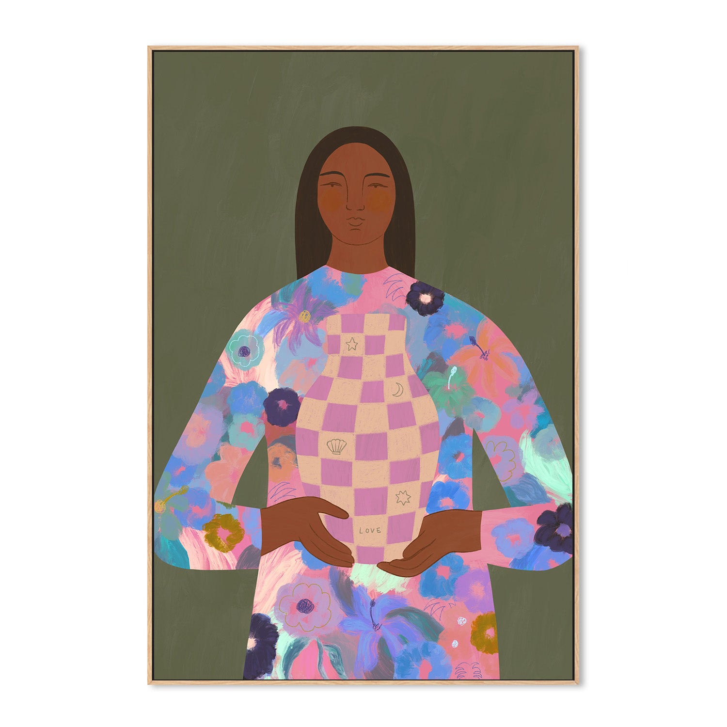 wall-art-print-canvas-poster-framed-Love Vase, CA , By Constanza Goeppinger-4