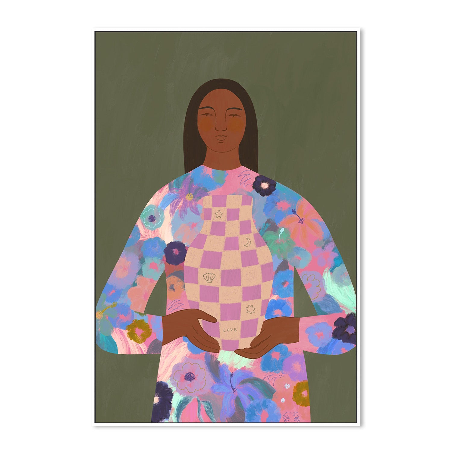 wall-art-print-canvas-poster-framed-Love Vase, CA , By Constanza Goeppinger-5