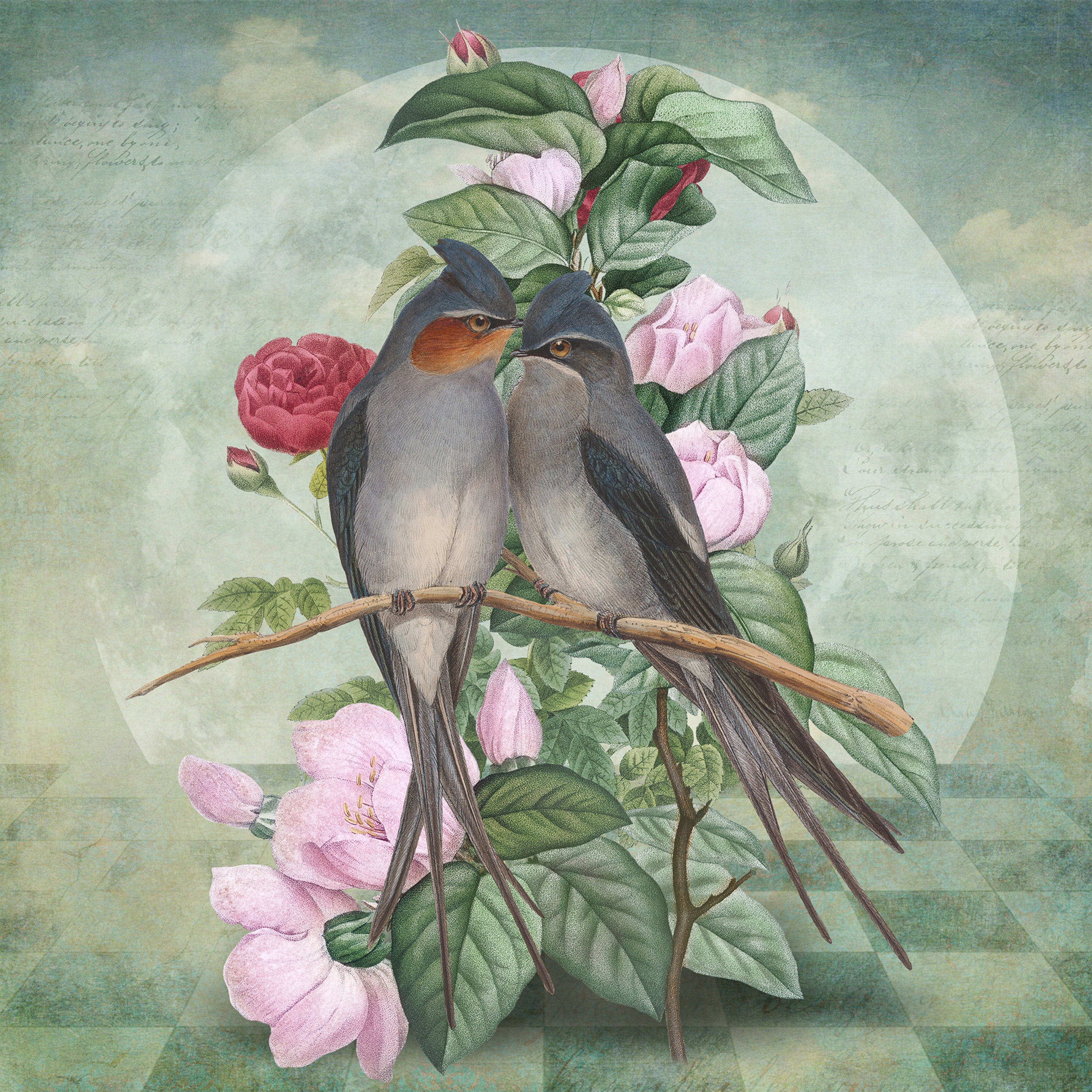 wall-art-print-canvas-poster-framed-Lovebirds-1