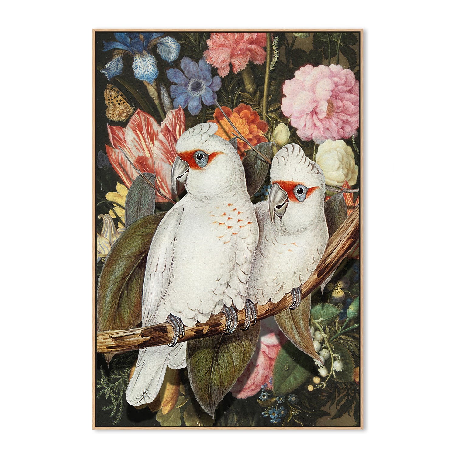 wall-art-print-canvas-poster-framed-Lovebirds-4