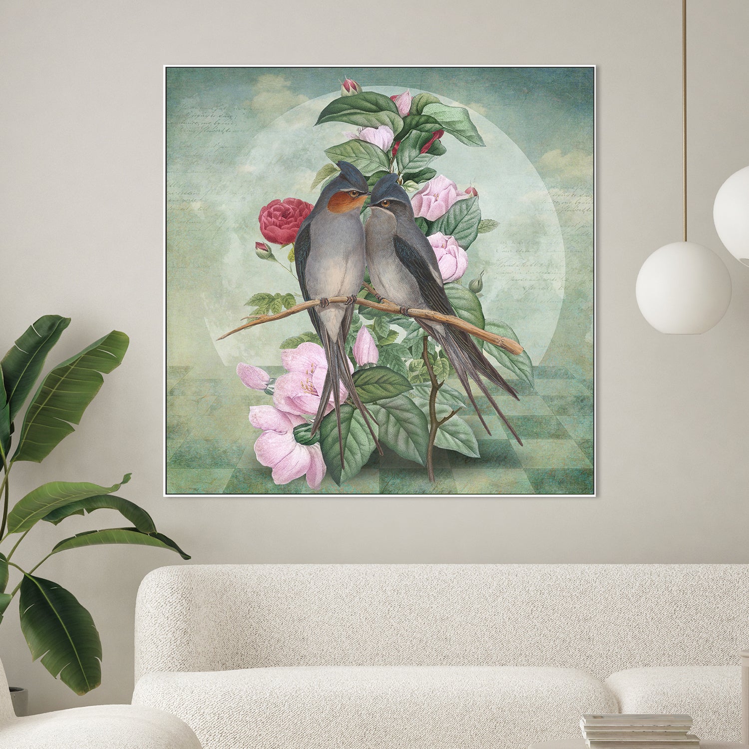 wall-art-print-canvas-poster-framed-Lovebirds-7