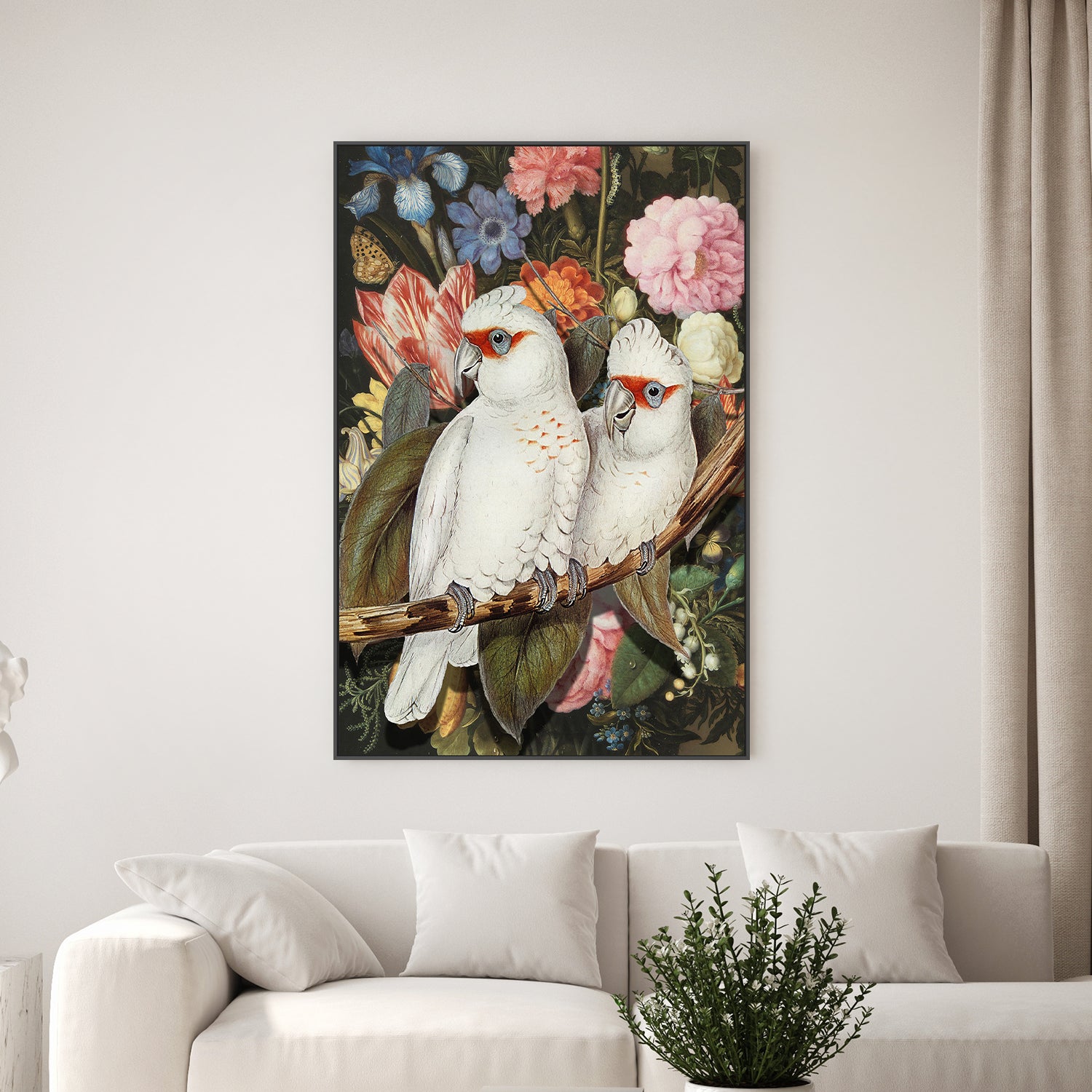 wall-art-print-canvas-poster-framed-Lovebirds-7