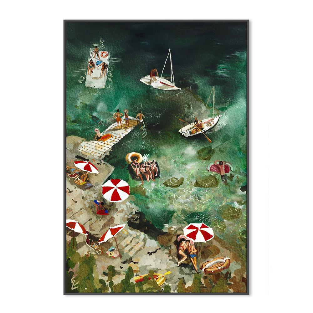 wall-art-print-canvas-poster-framed-Lovers on the beach-3