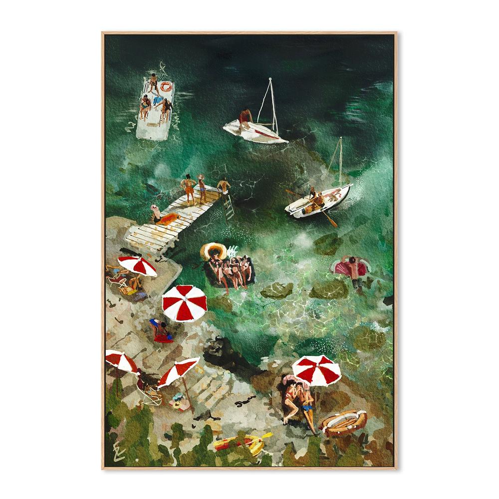 wall-art-print-canvas-poster-framed-Lovers on the beach-4