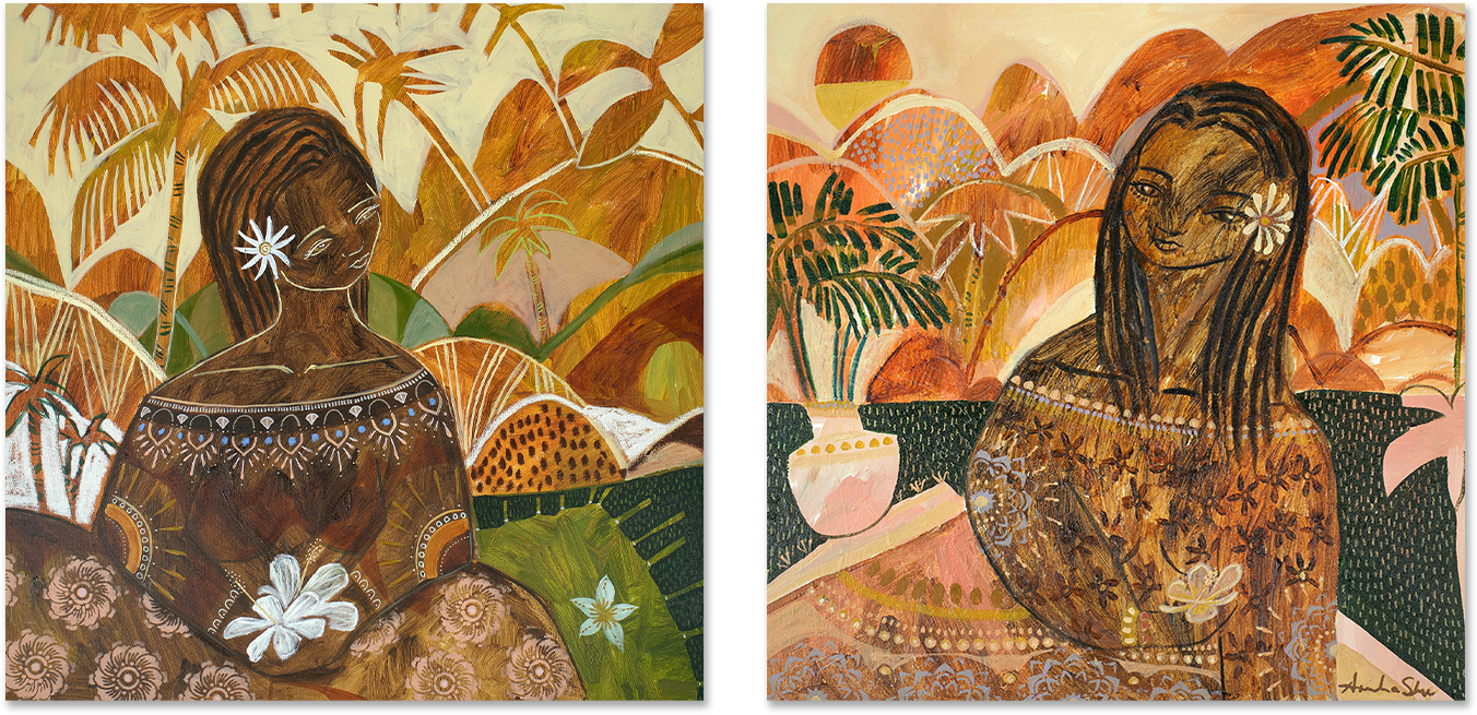 wall-art-print-canvas-poster-framed-Luana Miliani, Set of 2 , By Amanda Skye-1