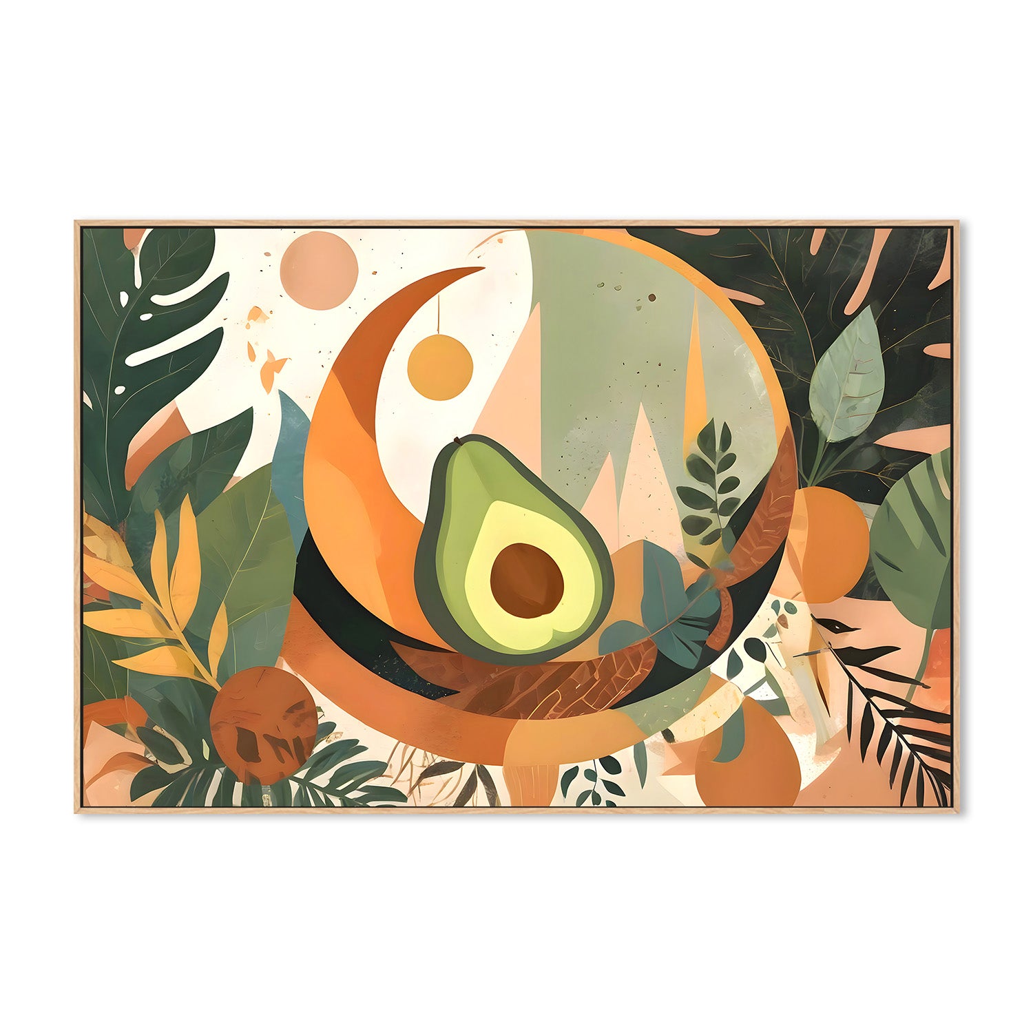 wall-art-print-canvas-poster-framed-Lunar Avocado-4