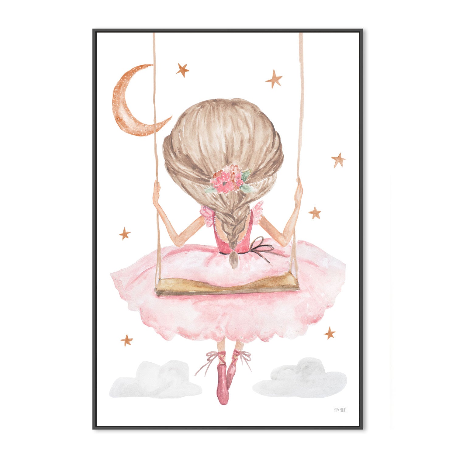wall-art-print-canvas-poster-framed-Lunar Princess Swing , By Pip and Phee-3