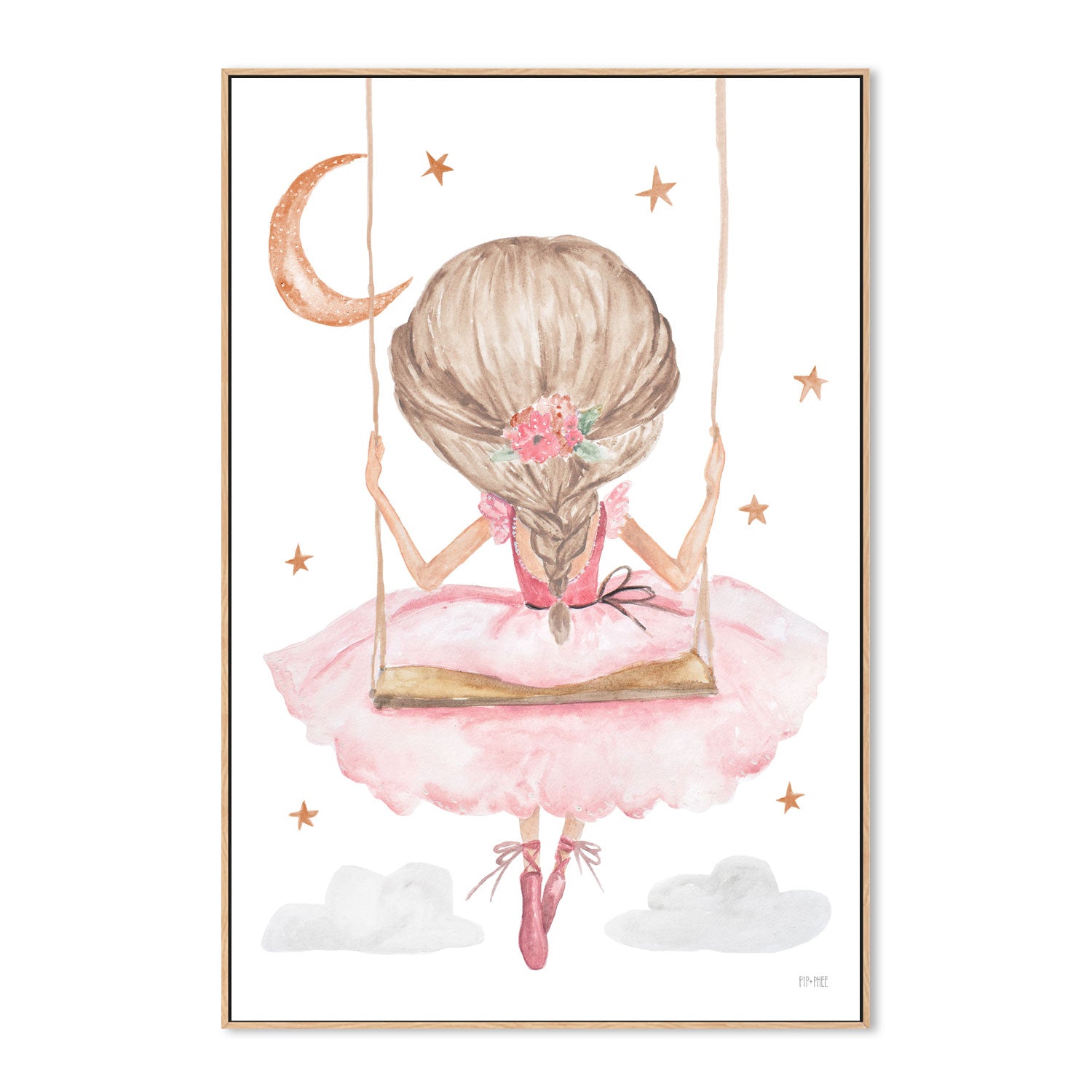 wall-art-print-canvas-poster-framed-Lunar Princess Swing , By Pip and Phee-4