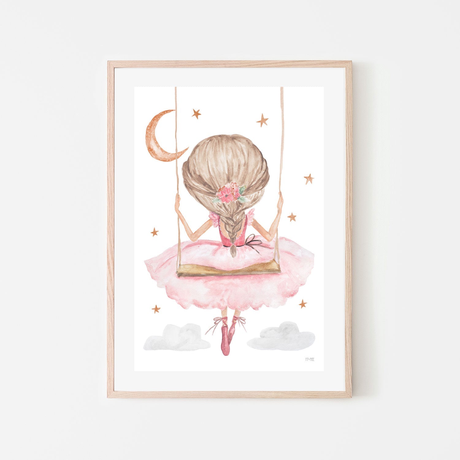 wall-art-print-canvas-poster-framed-Lunar Princess Swing , By Pip and Phee-6