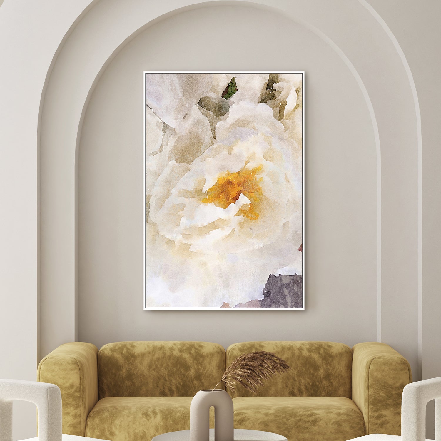 wall-art-print-canvas-poster-framed-Lush Peony Flower , By Irena Orlov-2
