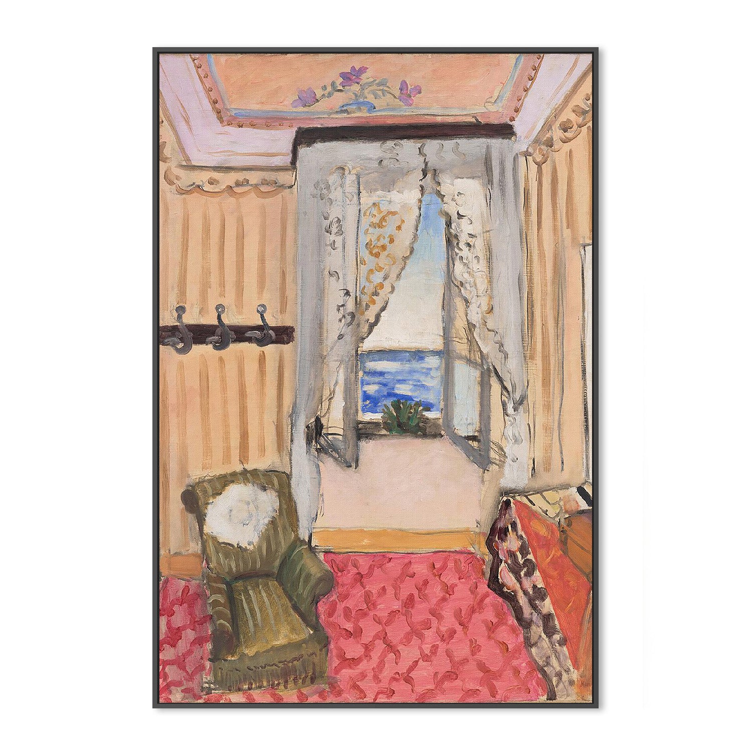 wall-art-print-canvas-poster-framed-Ma Chambre Au Beau Rivage-3