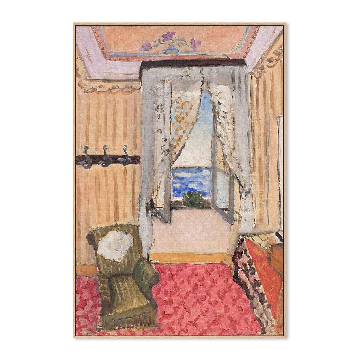 wall-art-print-canvas-poster-framed-Ma Chambre Au Beau Rivage-4