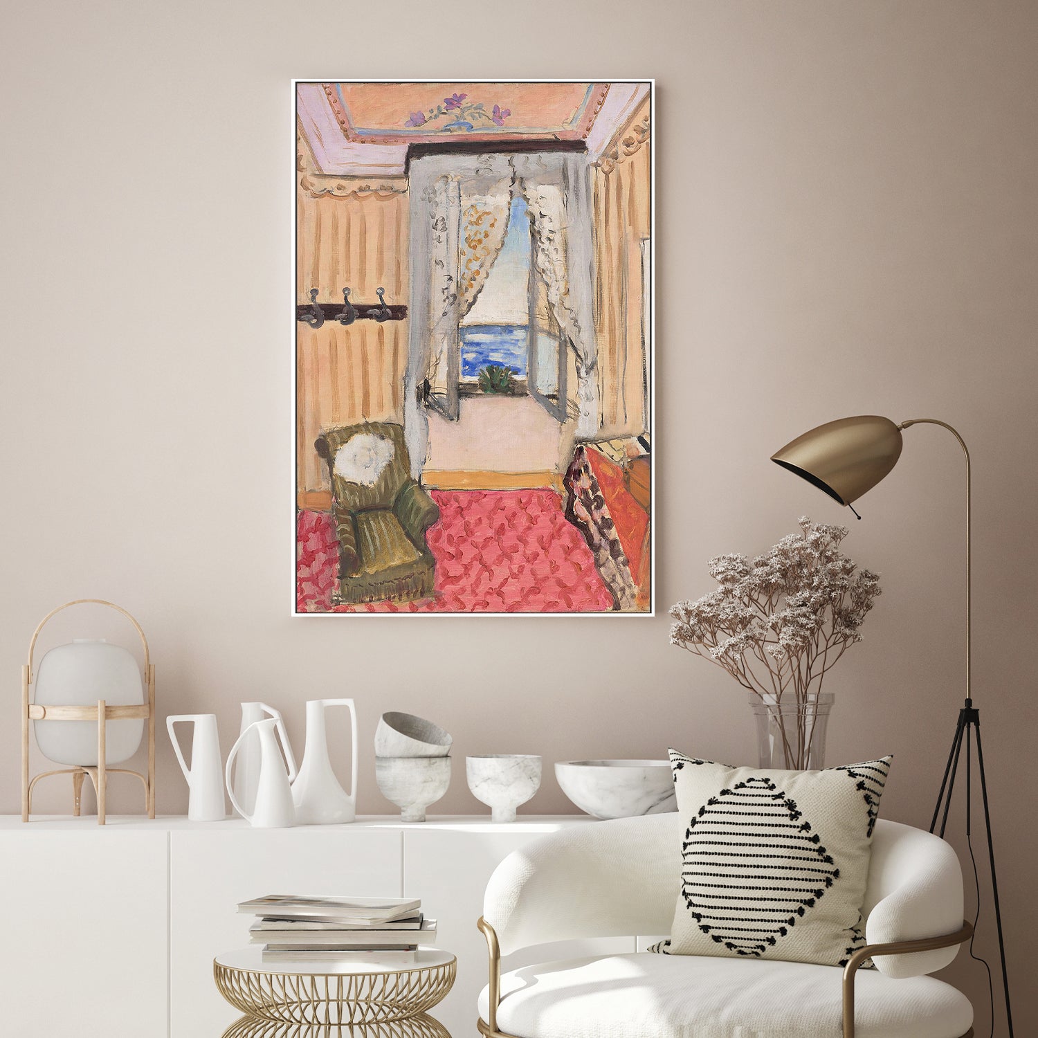 wall-art-print-canvas-poster-framed-Ma Chambre Au Beau Rivage-7