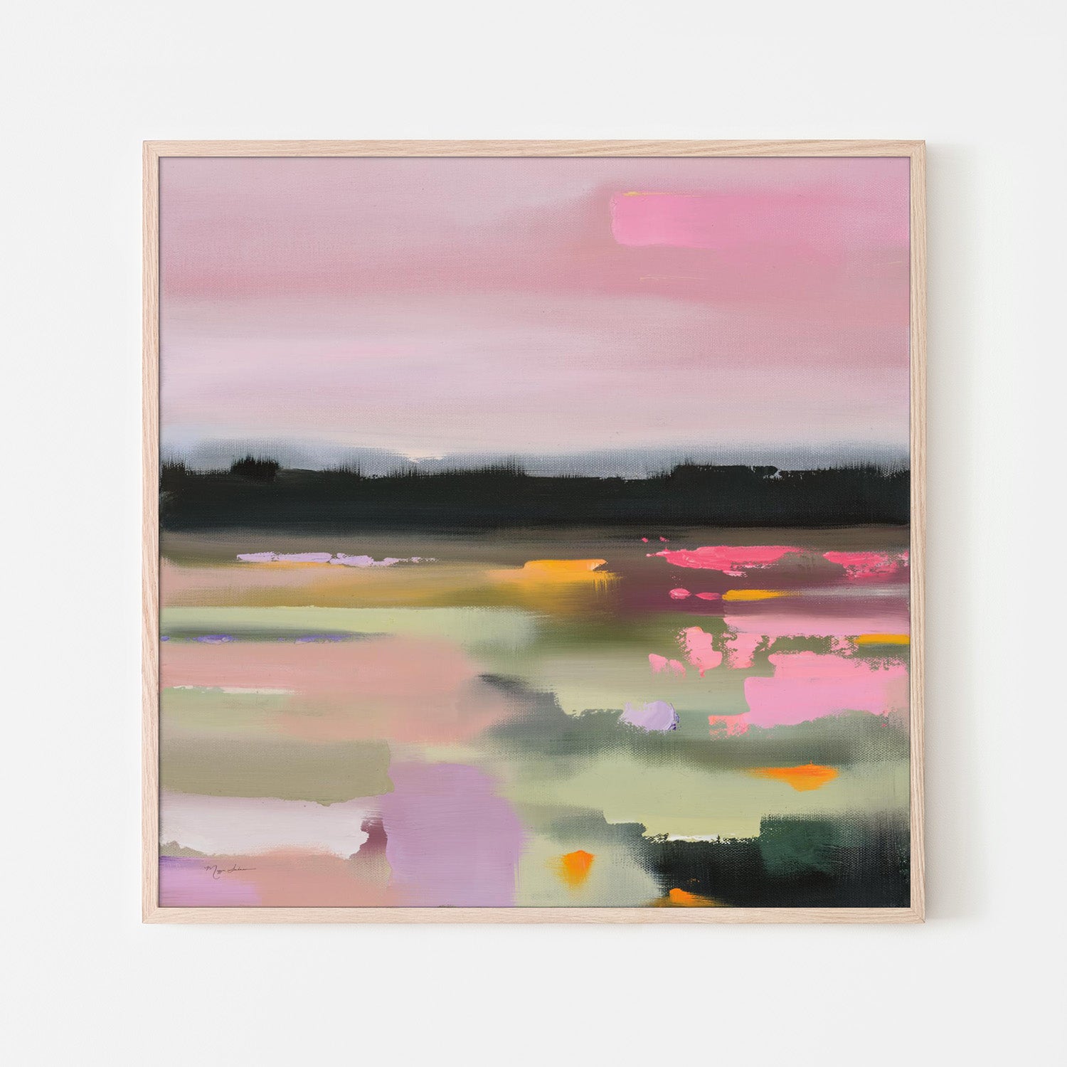 wall-art-print-canvas-poster-framed-Magenta Meadows-6