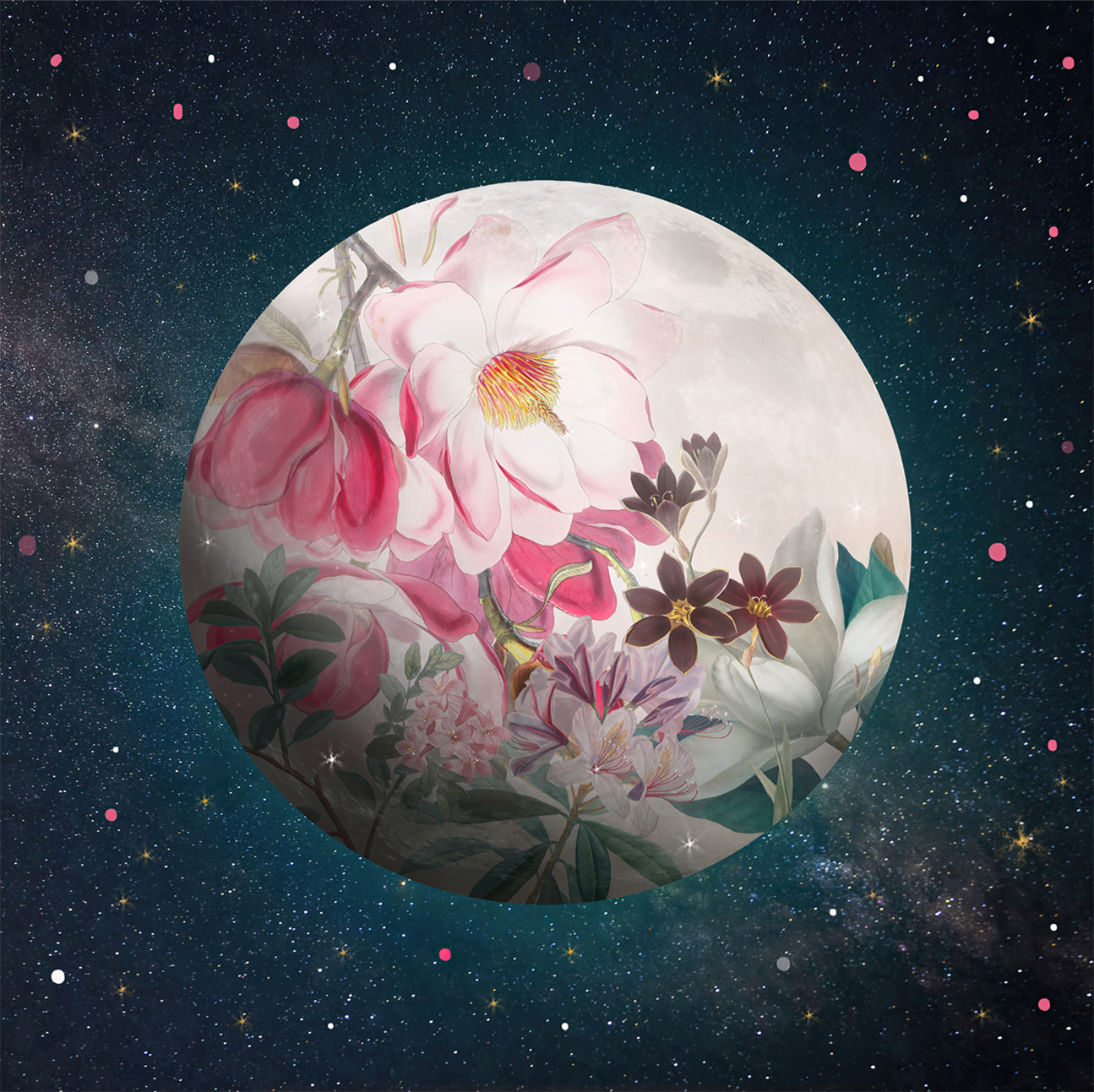 wall-art-print-canvas-poster-framed-Magnolia Moon , By Unratio-1