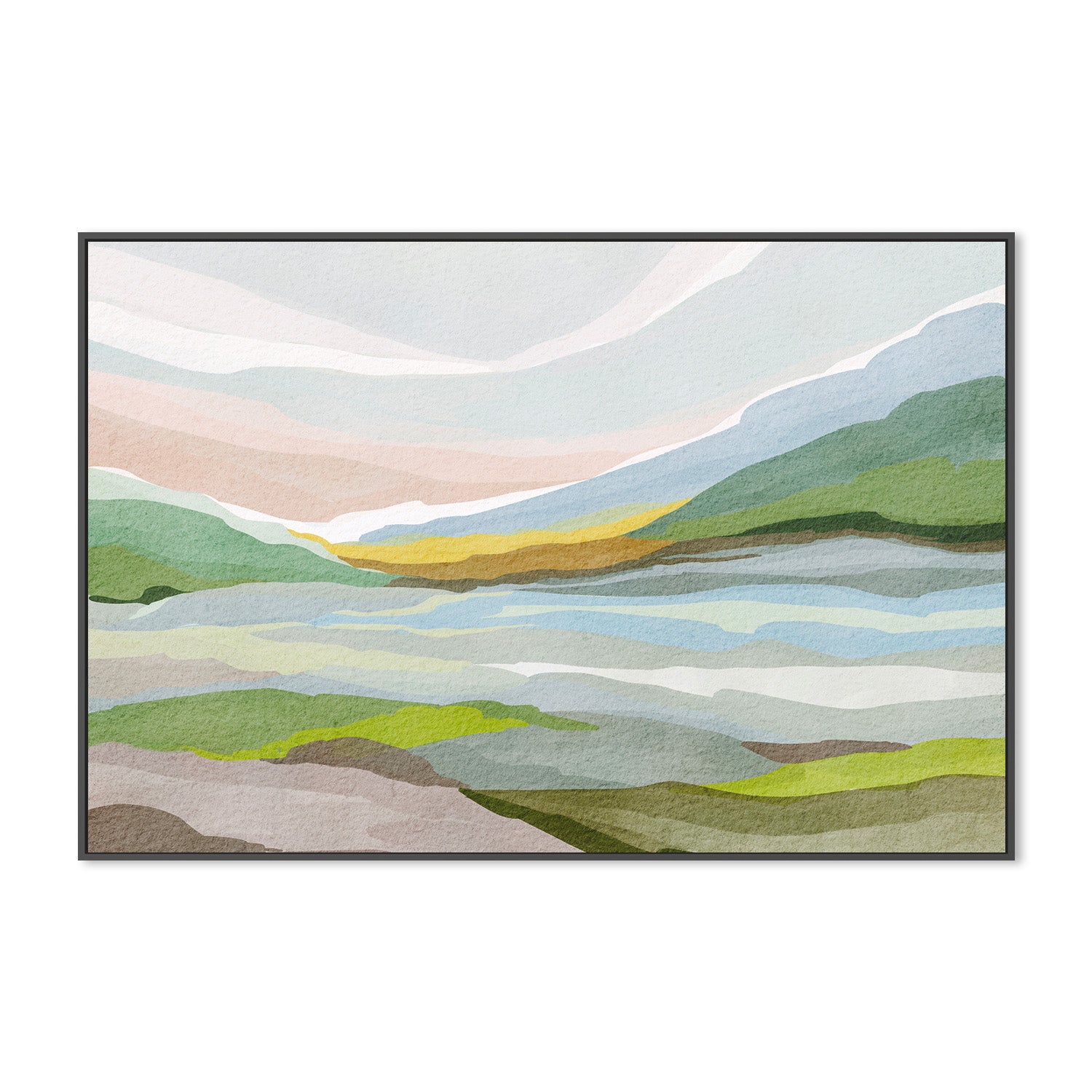 wall-art-print-canvas-poster-framed-Majestic Mountain , By Nikita Jariwala-3