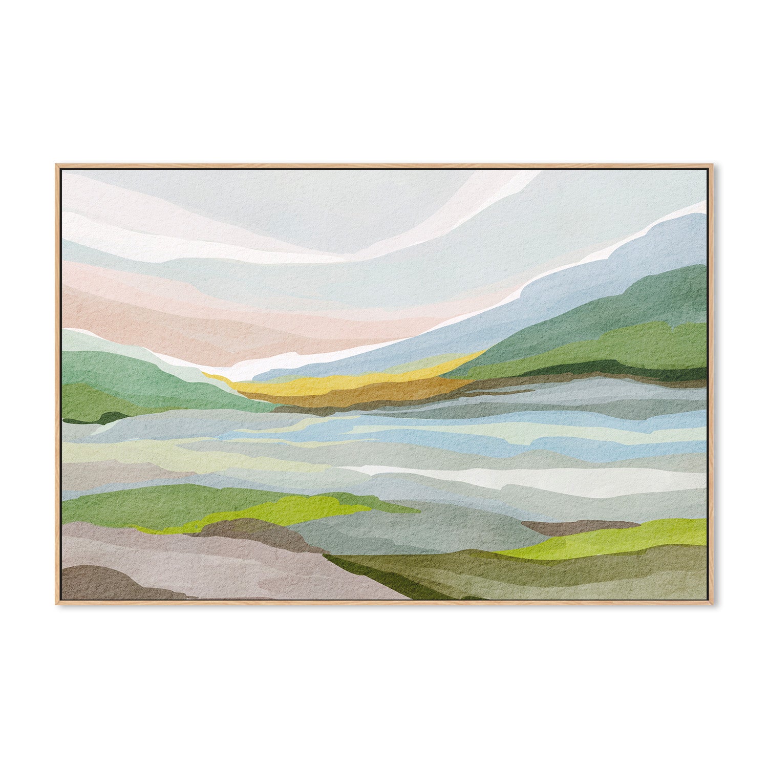 wall-art-print-canvas-poster-framed-Majestic Mountain , By Nikita Jariwala-4