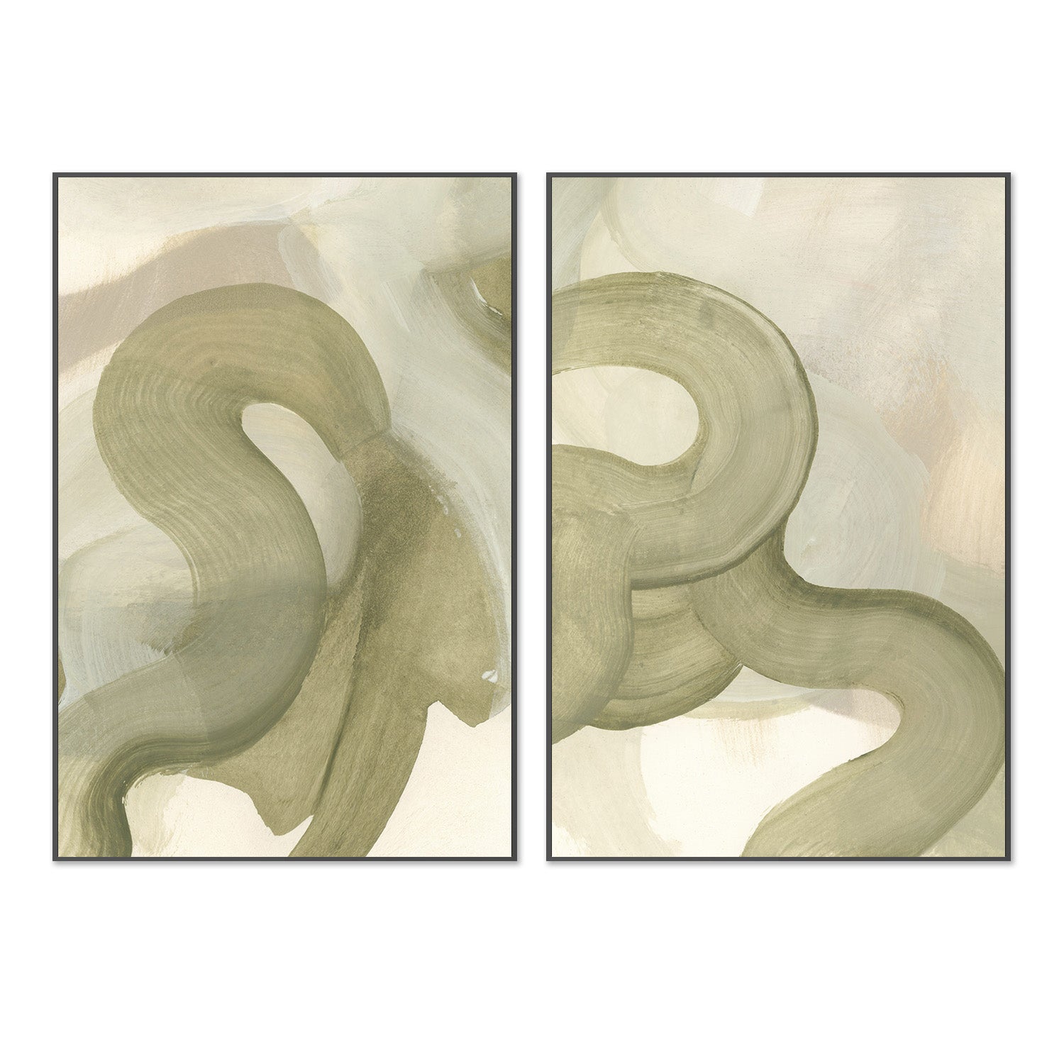 wall-art-print-canvas-poster-framed-Manor, Set of 2-3