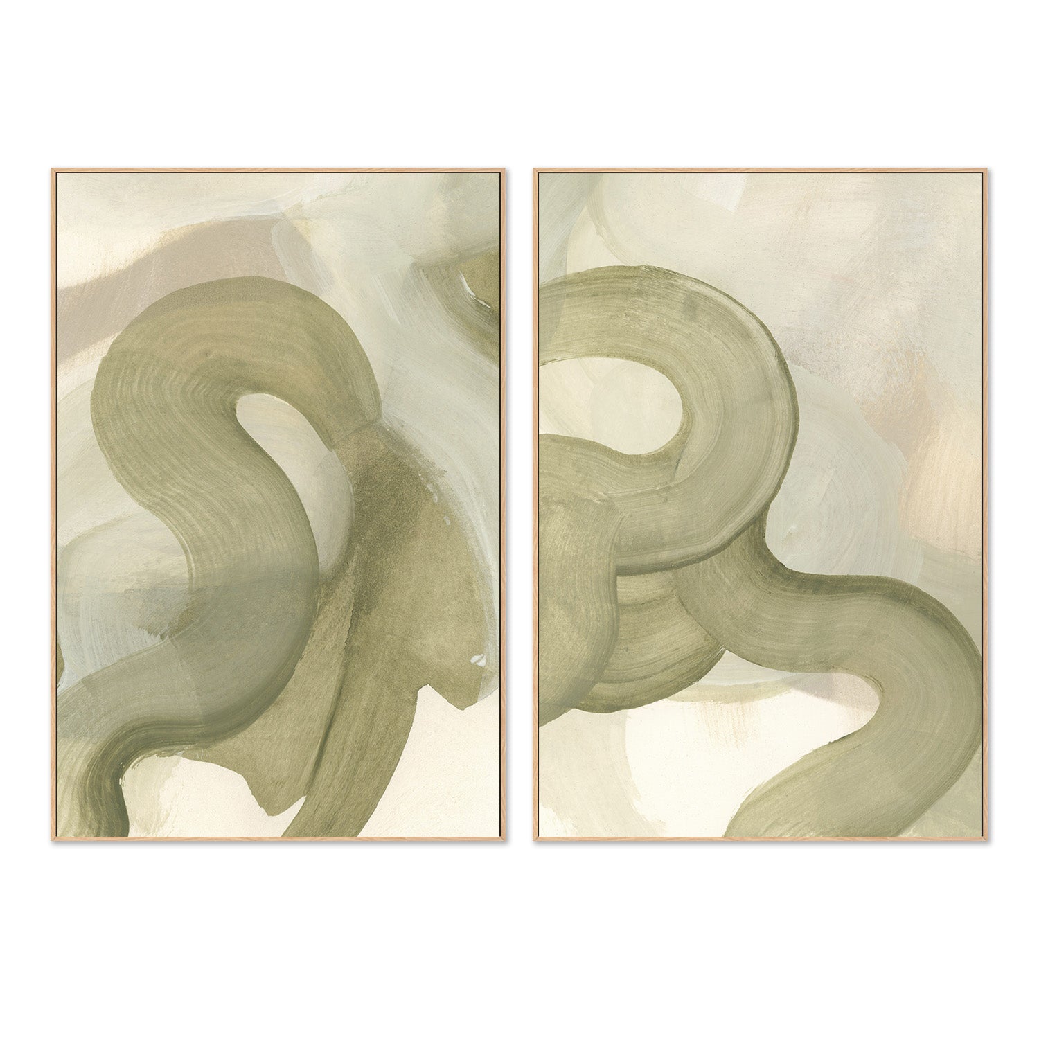 wall-art-print-canvas-poster-framed-Manor, Set of 2-4