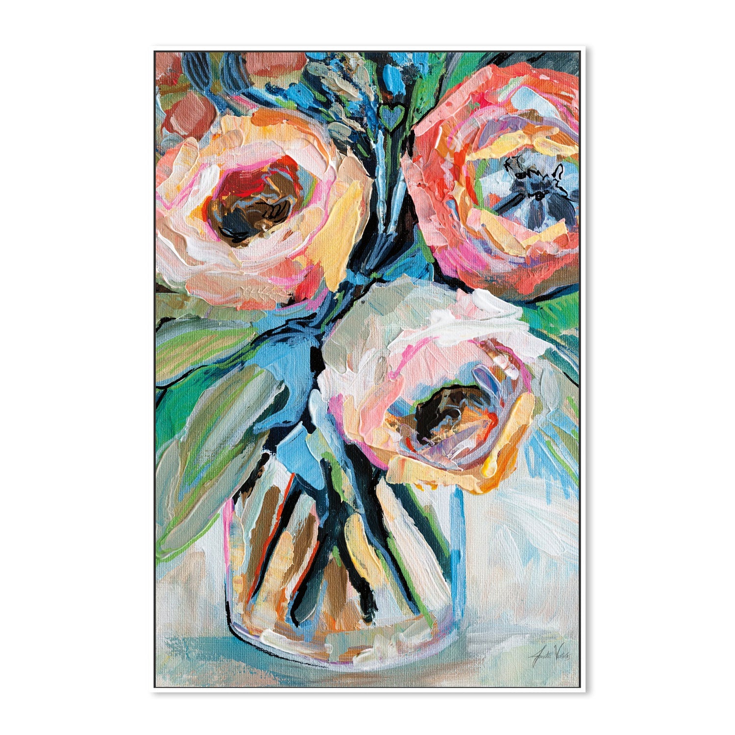 wall-art-print-canvas-poster-framed-Marias Bouquet , By Jeanette Vertentes-5