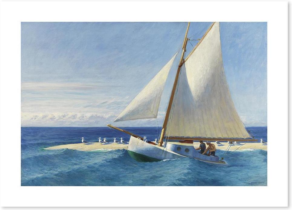 wall-art-print-canvas-poster-framed-Martha Mckeen Of Wellfleet, By Edward Hopper-by-Gioia Wall Art-Gioia Wall Art
