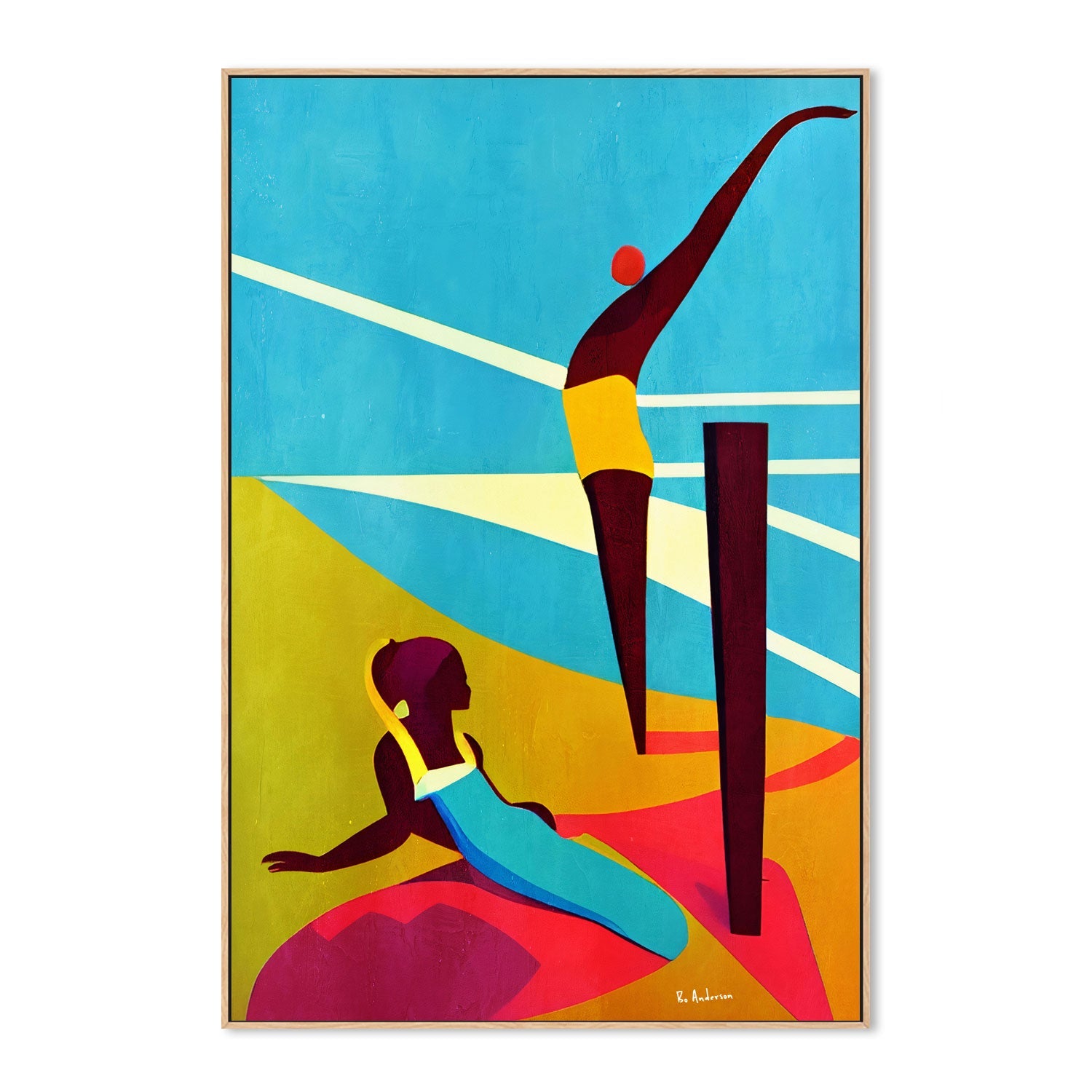 wall-art-print-canvas-poster-framed-Martinique, 1958 , By Bo Anderson-4