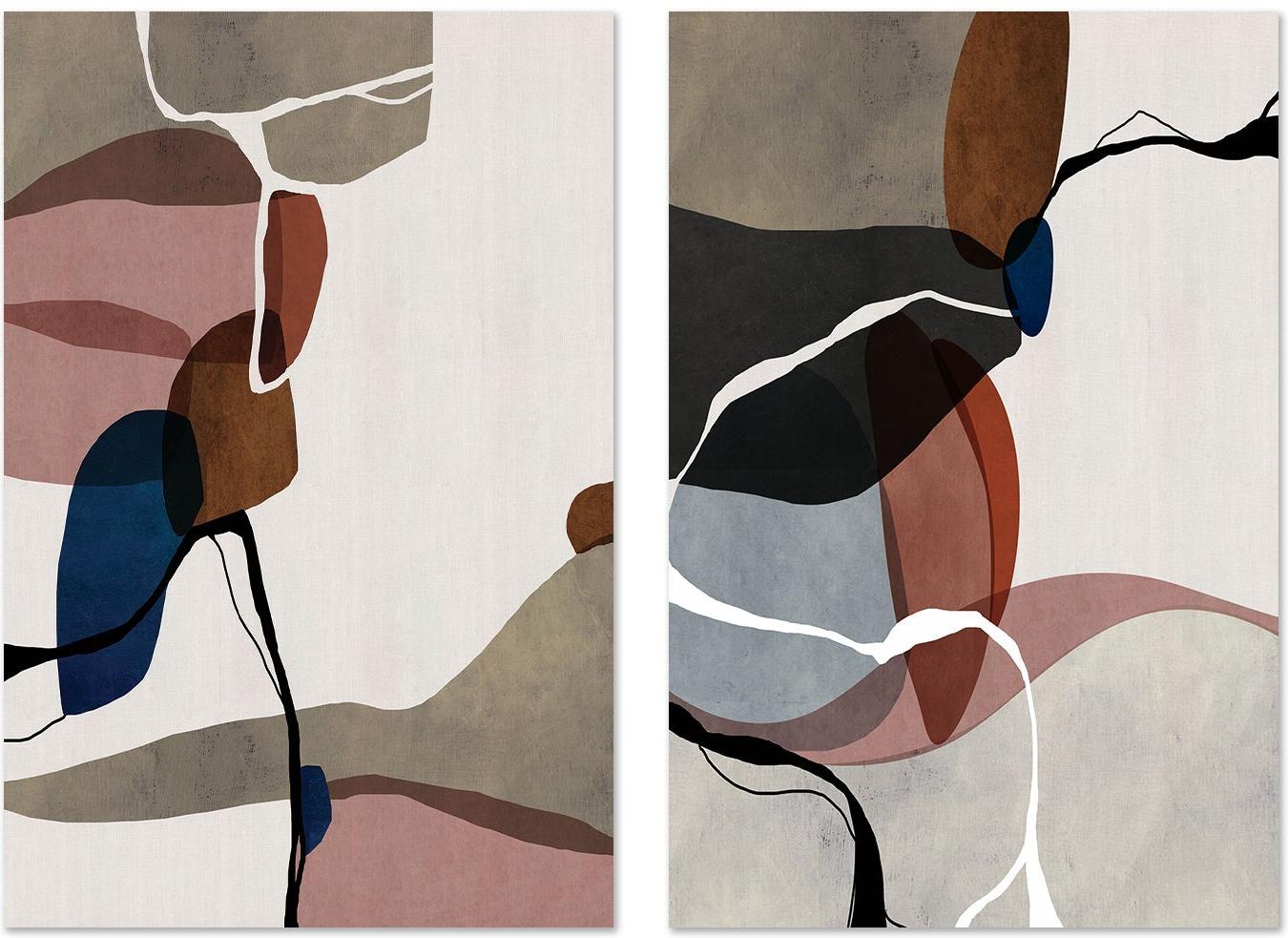 wall-art-print-canvas-poster-framed-Mary Crescendo, Set Of 2 , By Roberto Moro Art-GIOIA-WALL-ART